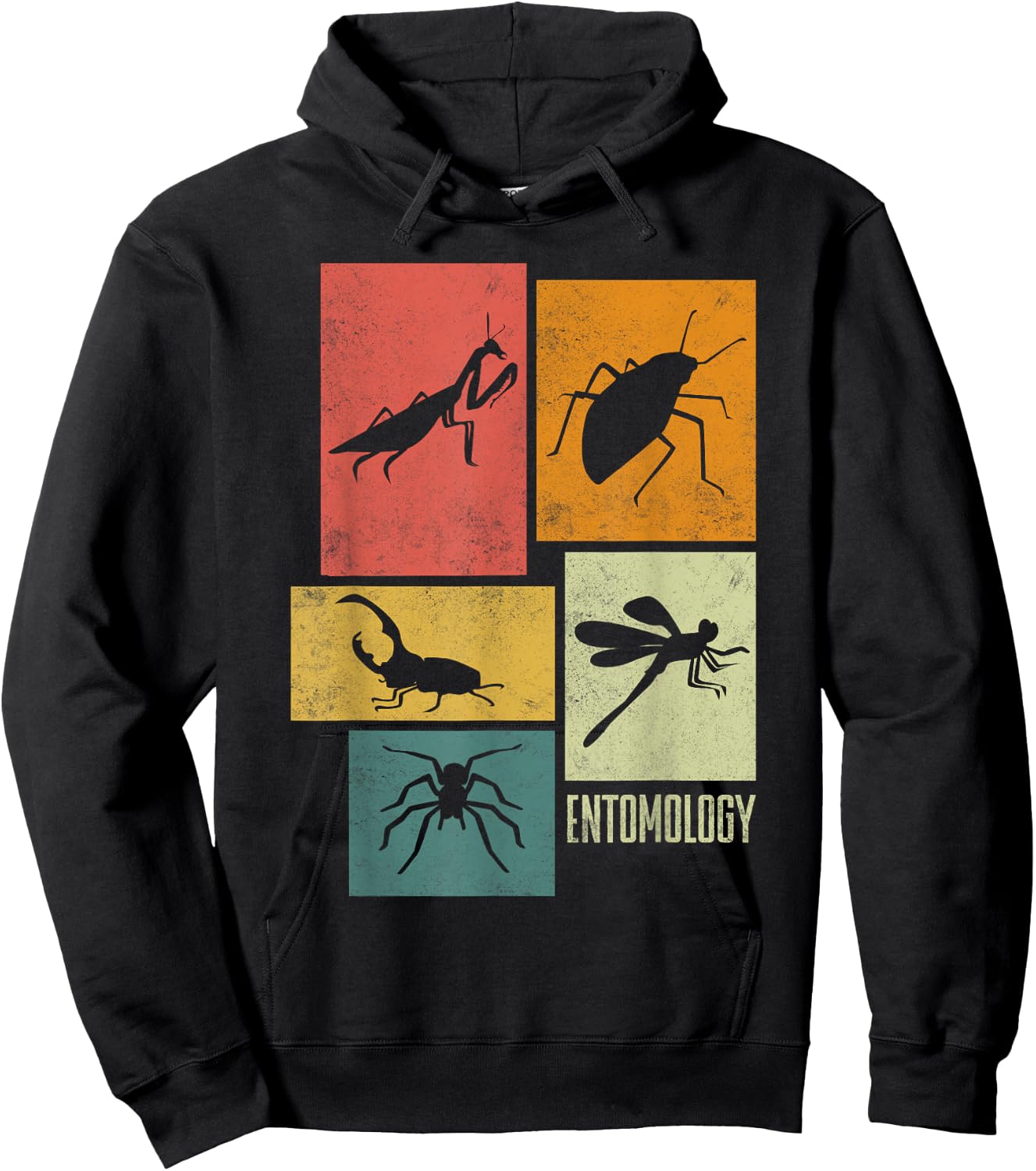 Entomologie Entomologe Insekten Silhouetten Hoodie - Hoodie | Black