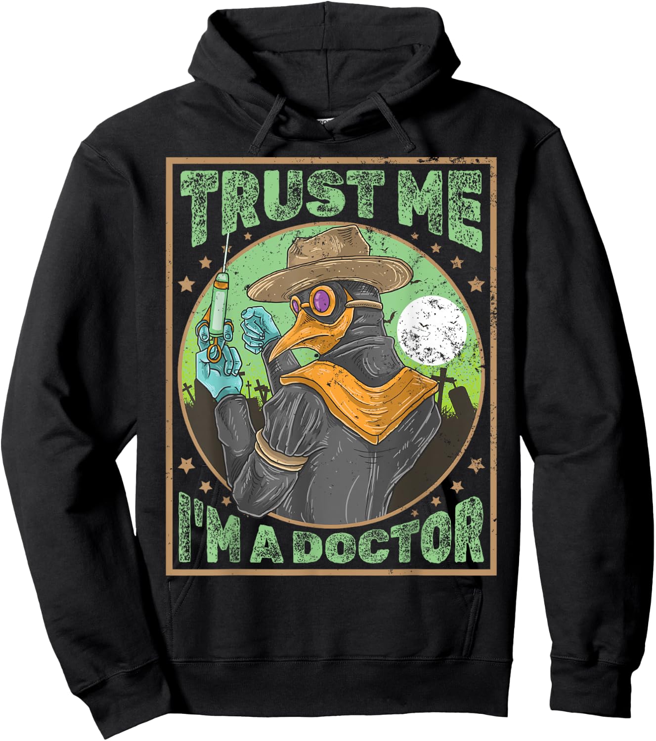 Horrorfilm Filmfestival + Halloween Clown Horror Pest Doktor Hoodie - Hoodie | Black