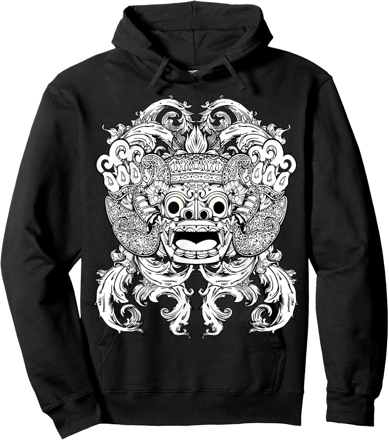 Barong Bali Indonesia Balinese Culture Dance Character Hindu Hoodie - Hoodie | Black