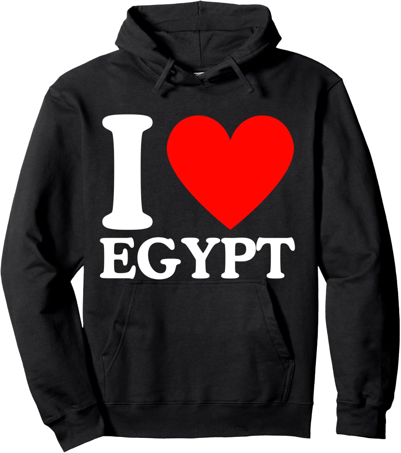 I Love Egypt - I Heart Egypt Hoodie - Hoodie | Black