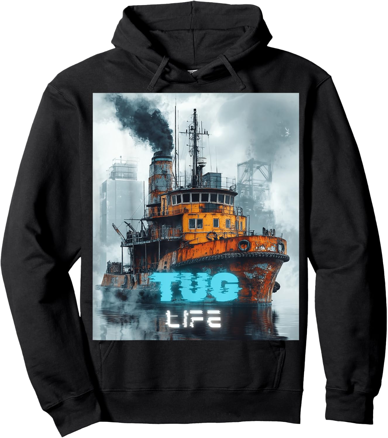 Tug Life 2 Hoodie - Hoodie | Black