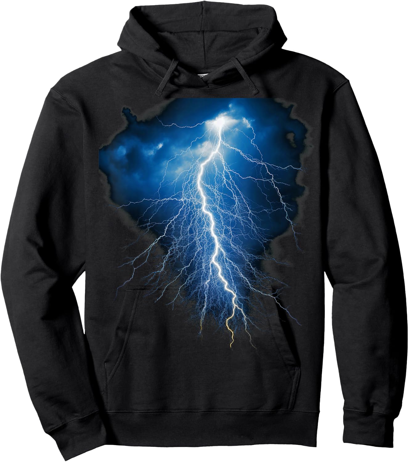 BLITZ: Donner, Blitz und Blitz, Sturm, Wolkenschläge Hoodie - Hoodie | Black