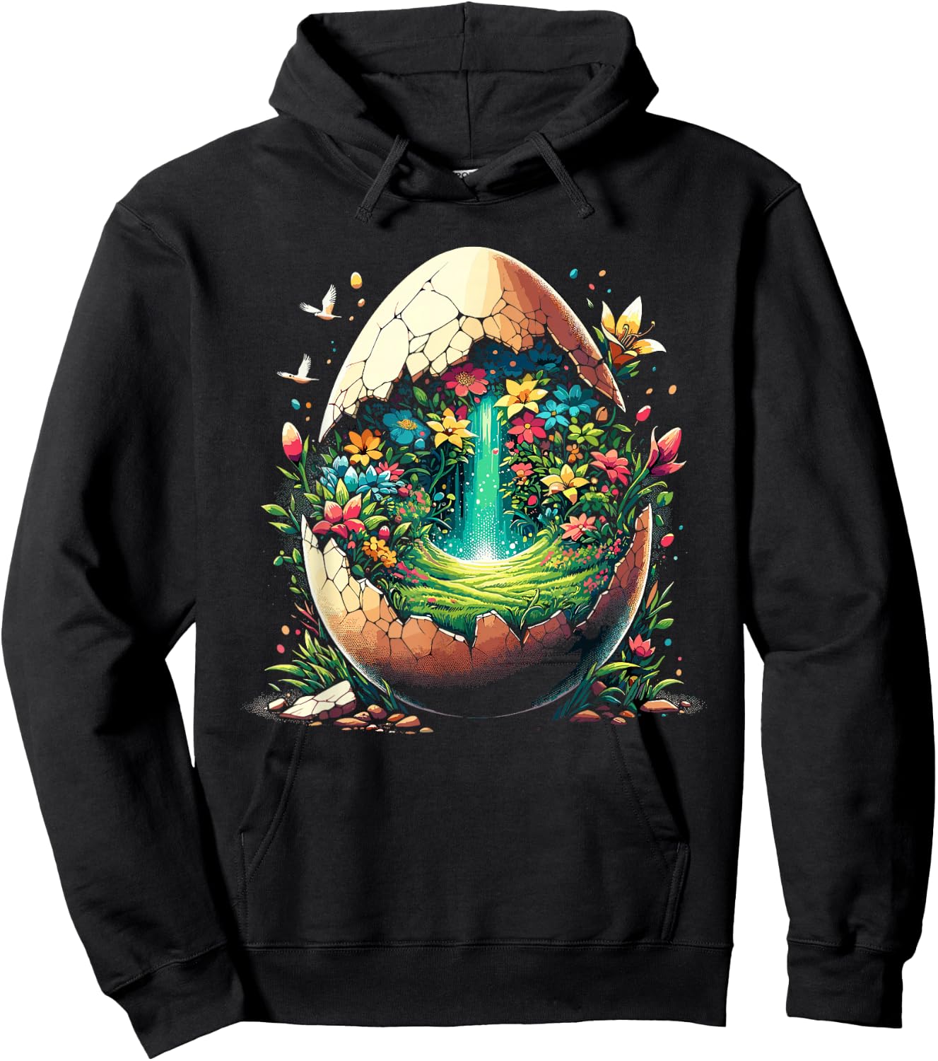 Easter Ostara Eostre Pagan Witchcraft Spring Moon Hoodie - Hoodie | Black