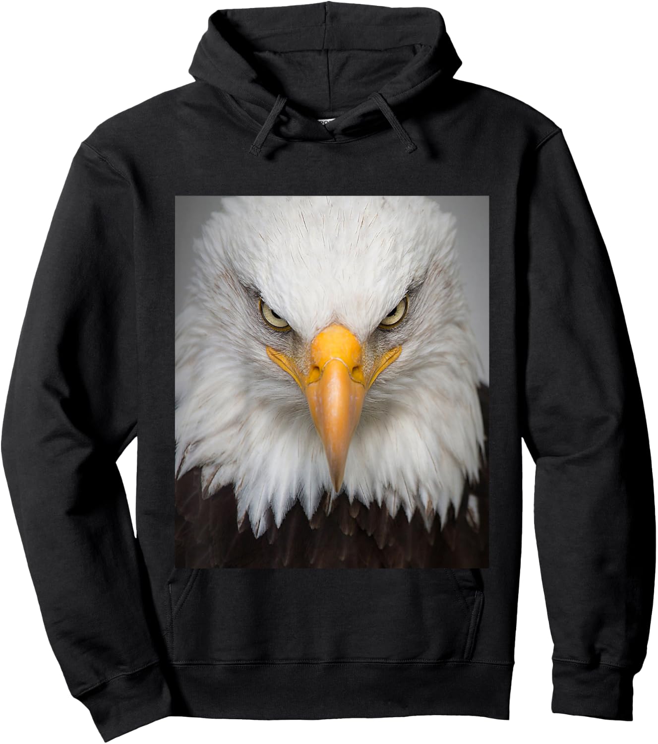 Kids Patriotic USA American Bald Eagle Hoodie - Hoodie | Black