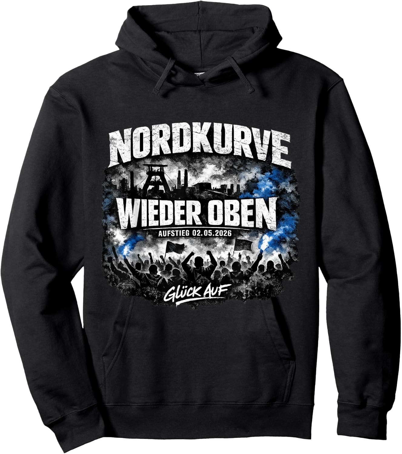 Ruhrpott Fußball Aufstieg Gelsenkirchen Fan 2026 Hoodie - Hoodie | Black