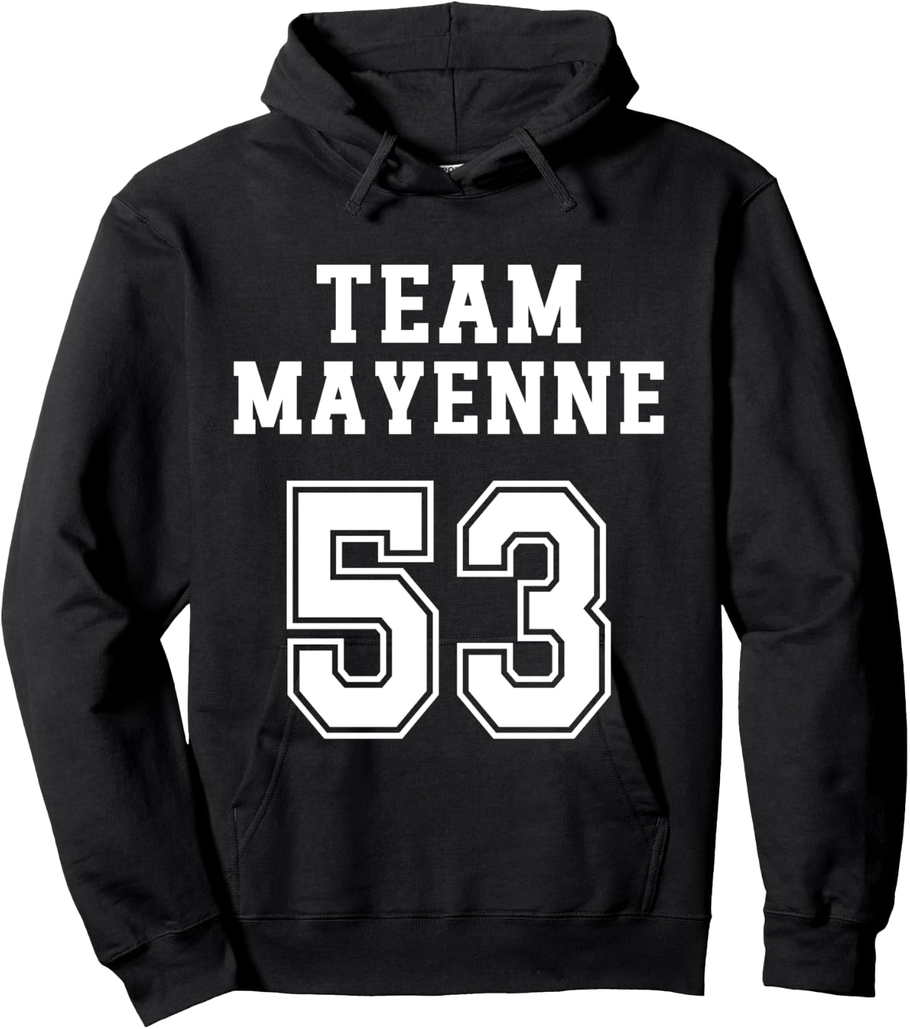Mayenne Humour Mayennais Team Pays de la Loire Region , Black, S Hoodie - Hoodie | Black