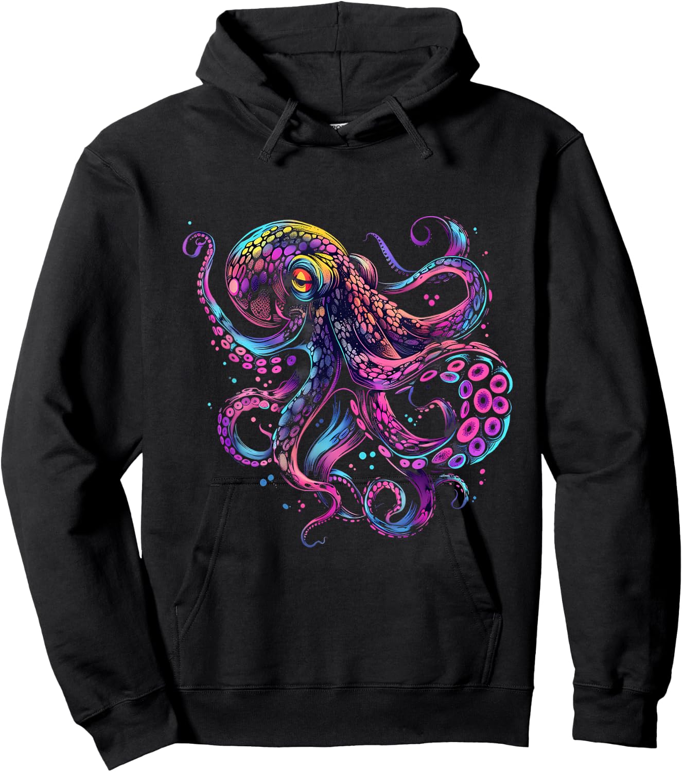 Ocean Sea Octopus Marine Mammal Kraken Sea Ocean Animal Hoodie - Hoodie | Black