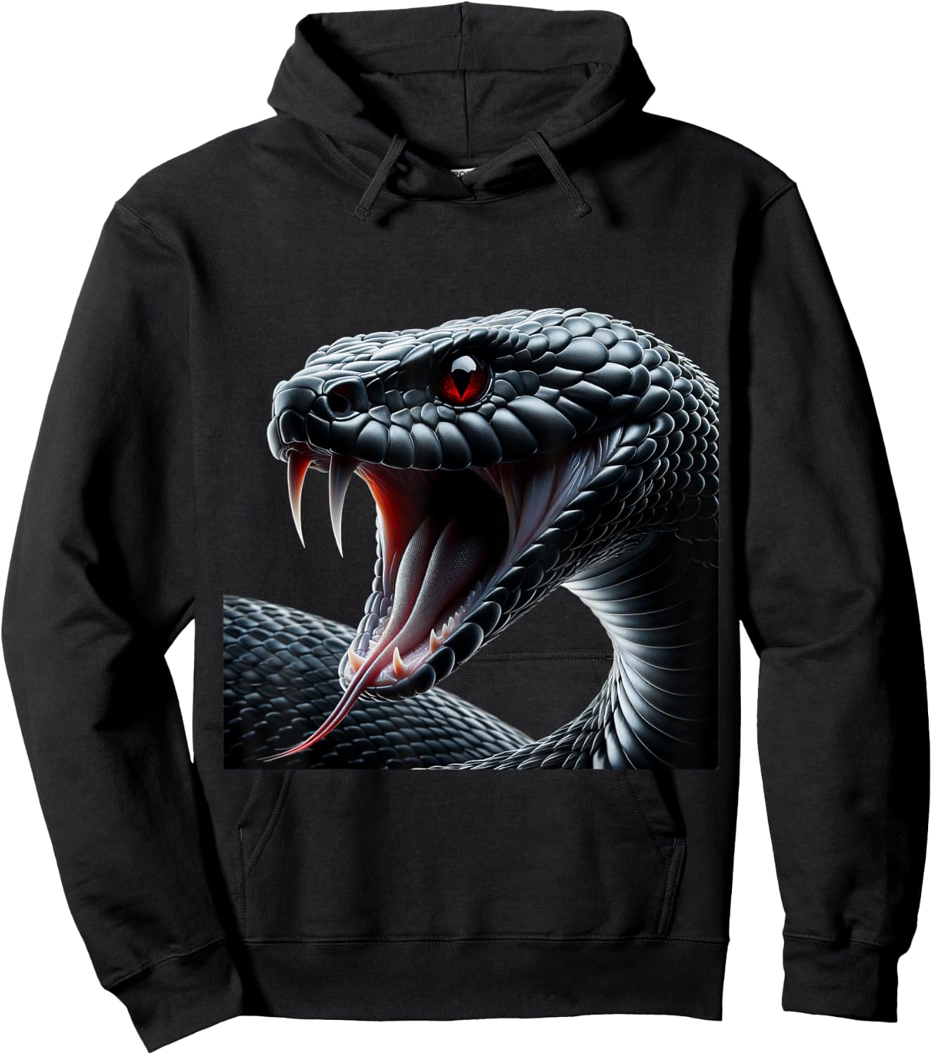 Mamba Shirt Gothic Snake Art Venomous Serpent Reptile Mambas Hoodie - Hoodie | Black