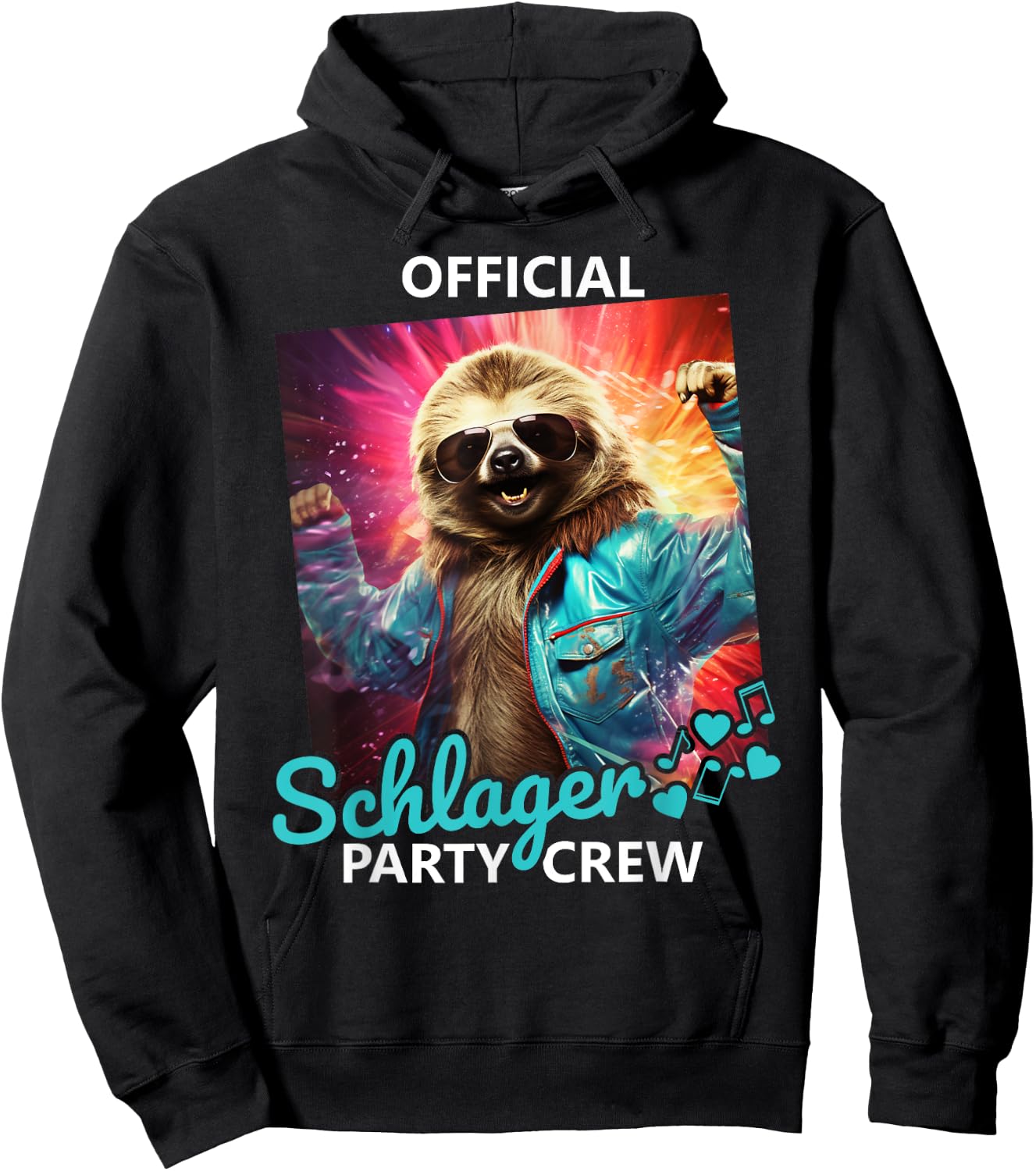Official Schlager Party Crew Hoodie - Hoodie | Black
