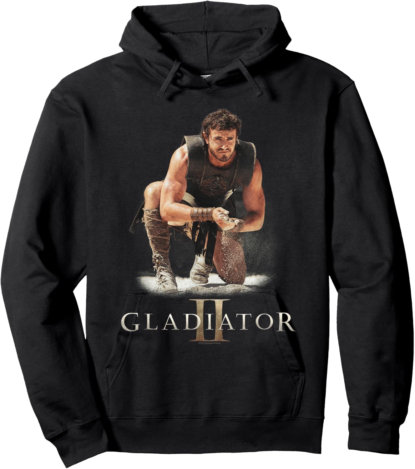 Lucius Verus Gladiator Battle - Schwarz, S - Klassisch, Einfarbig, Lizenziert und filminspiriert - -Erwachsene und Kinder Hoodie - Hoodie | Black