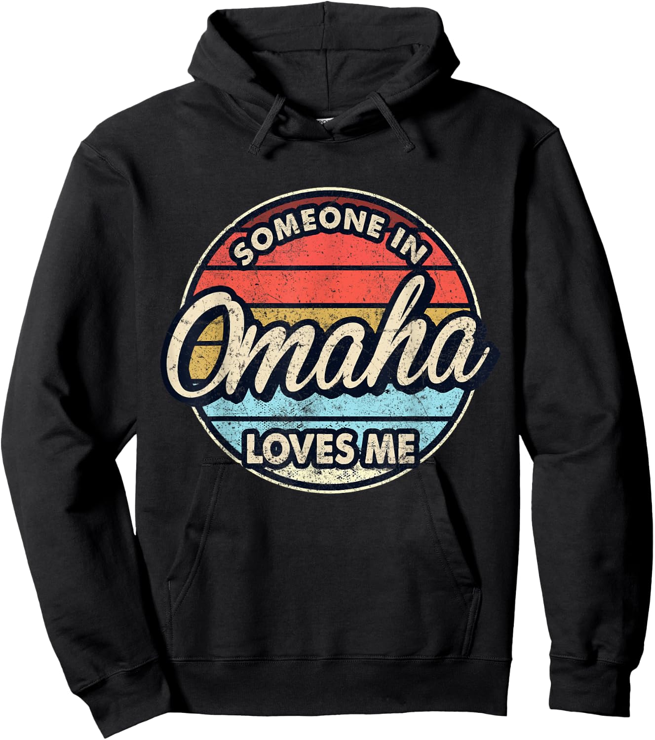 Someone In Omaha Loves Me City US USA Hoodie - Hoodie | Black