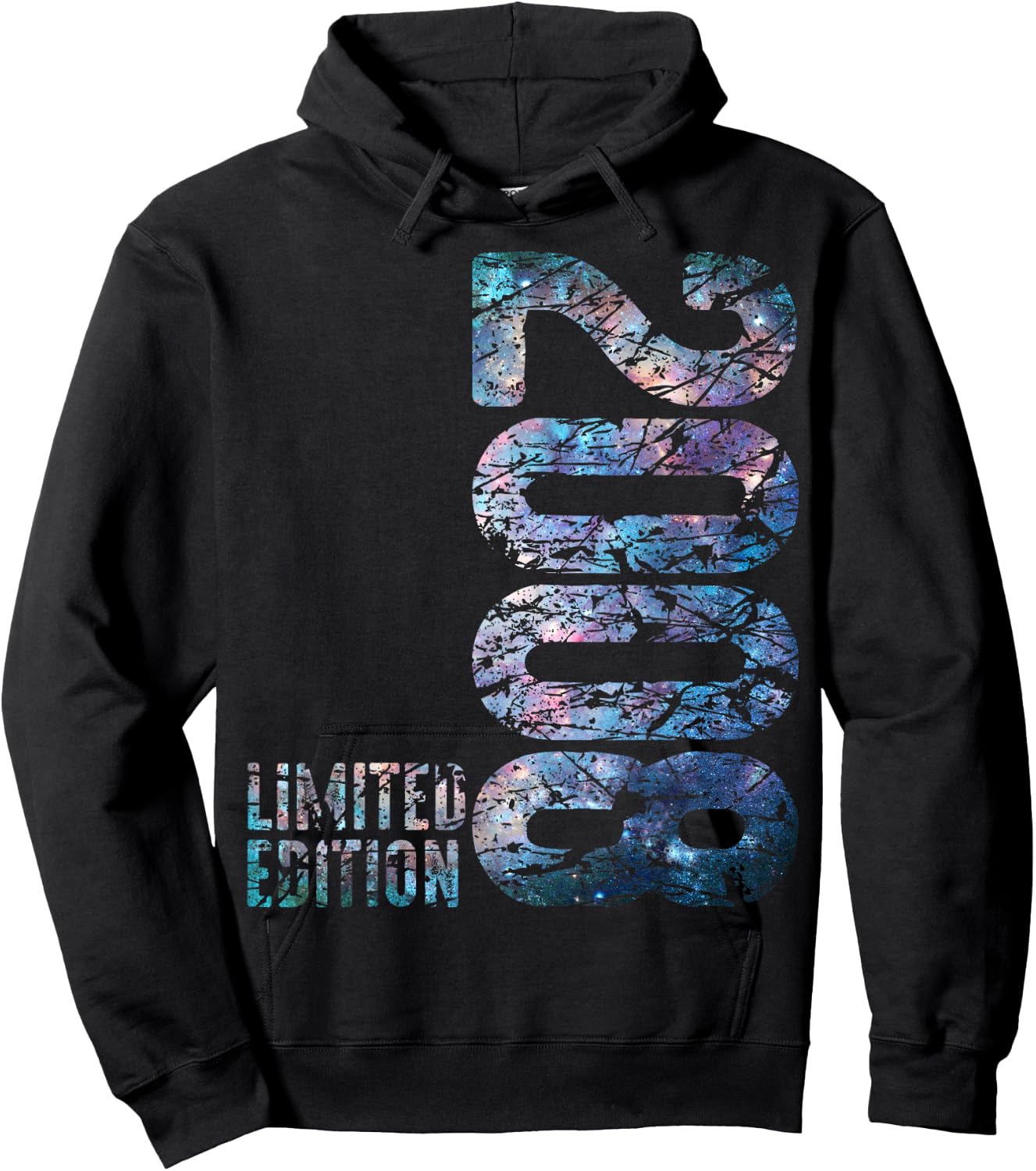 18th Birthday Boy Girl 18 Years 2008 Gift Funny Hoodie - Hoodie | Black