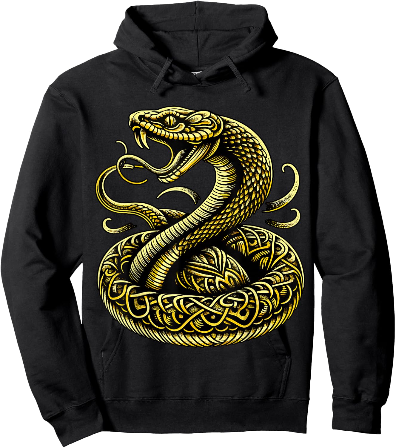 Golden Snake Hoodie - Hoodie | Black
