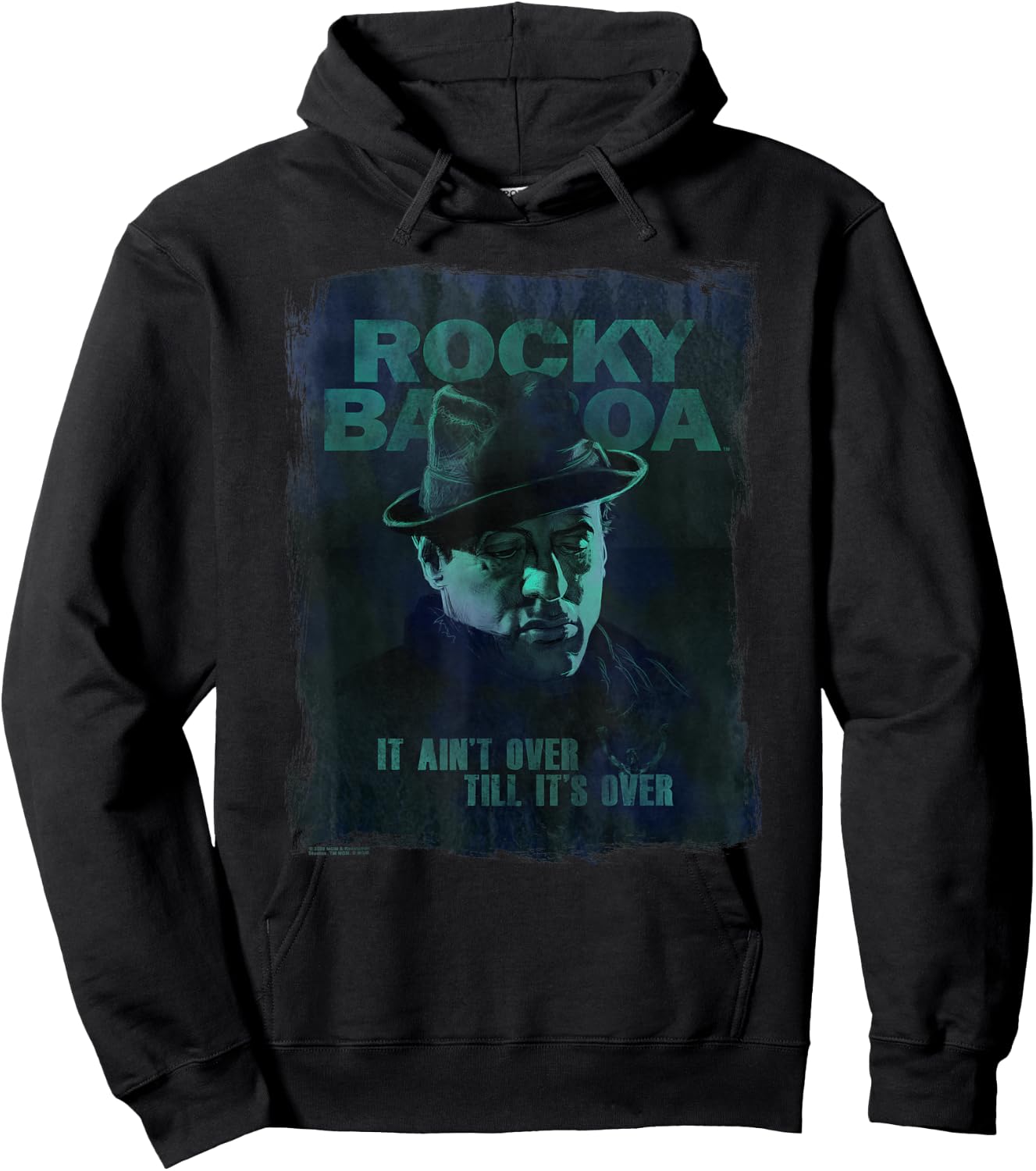 Rocky Balboa It Ain't Over Till It's Over Hoodie - Hoodie | Black