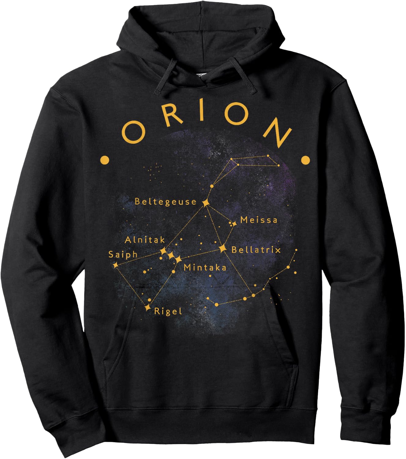 Orion Constellation Astronomy Lover Stargazing Hoodie - Hoodie | Black