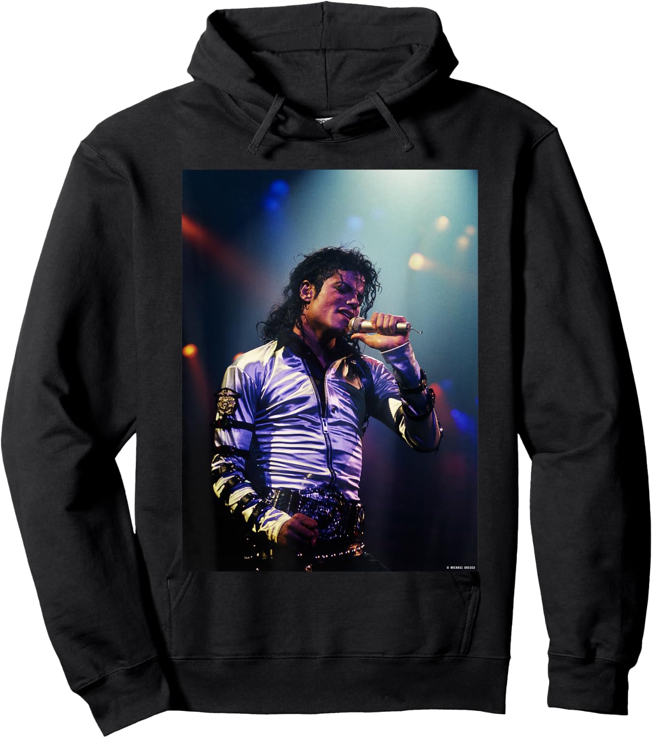 Michael Jackson Bad Tour Los Angeles by Michael Grecco Hoodie - Hoodie | Black