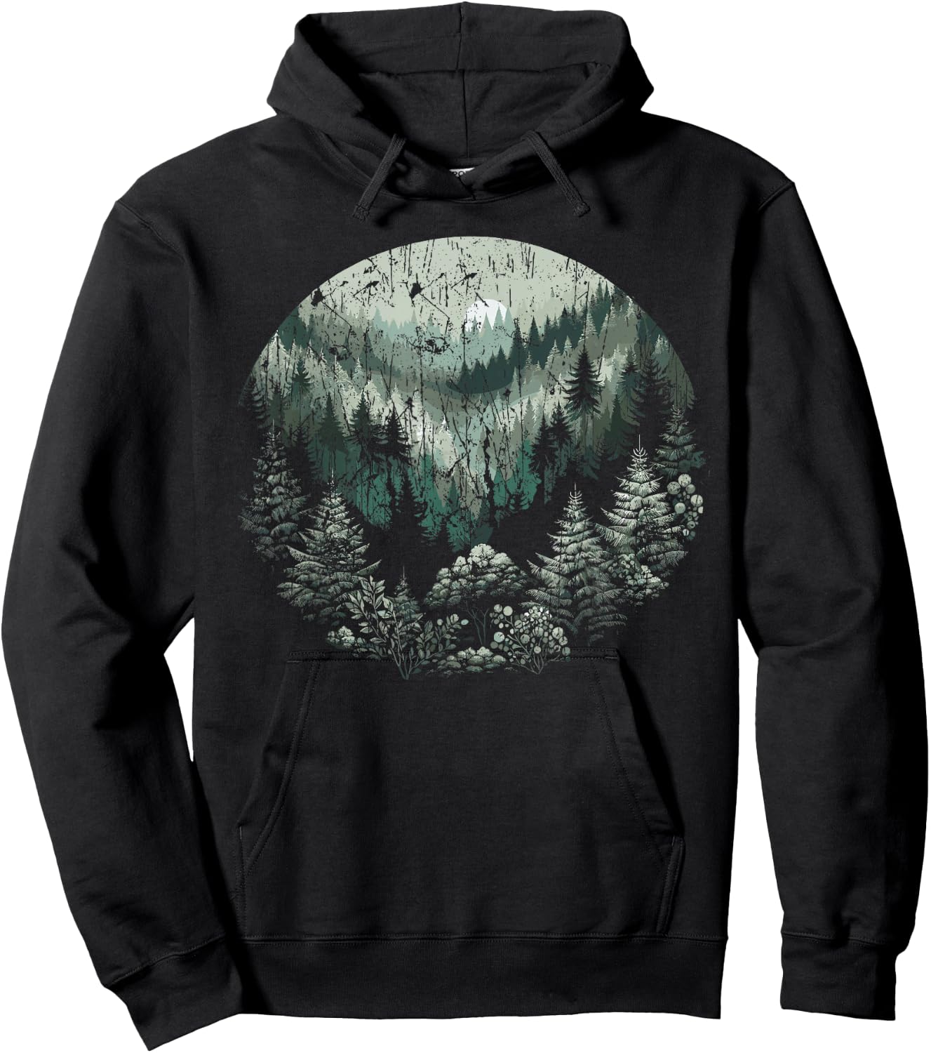Nature Wildlife Trees Outdoor Forest Hoodie - Hoodie | Black