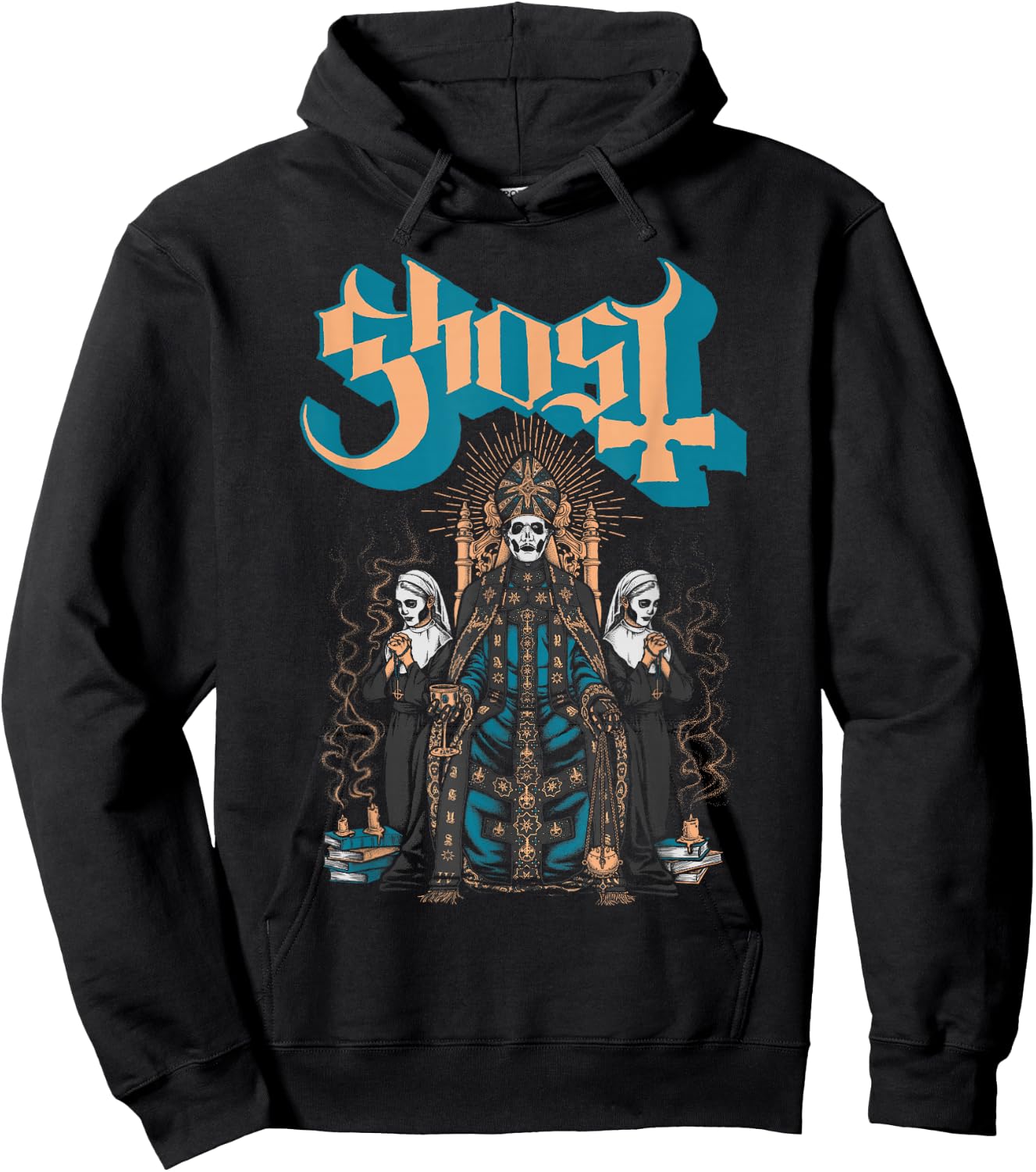 Ghost Throne Front/Back Hoodie - Hoodie | Black