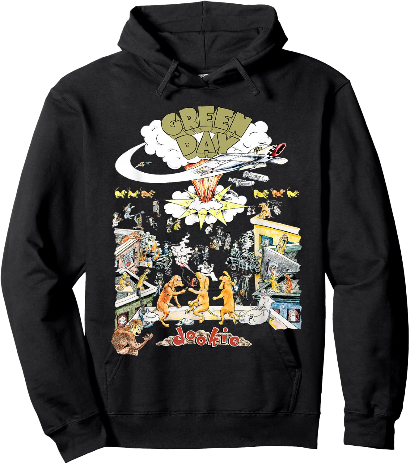 Green Day Dookie Scene Hoodie - Hoodie | Black