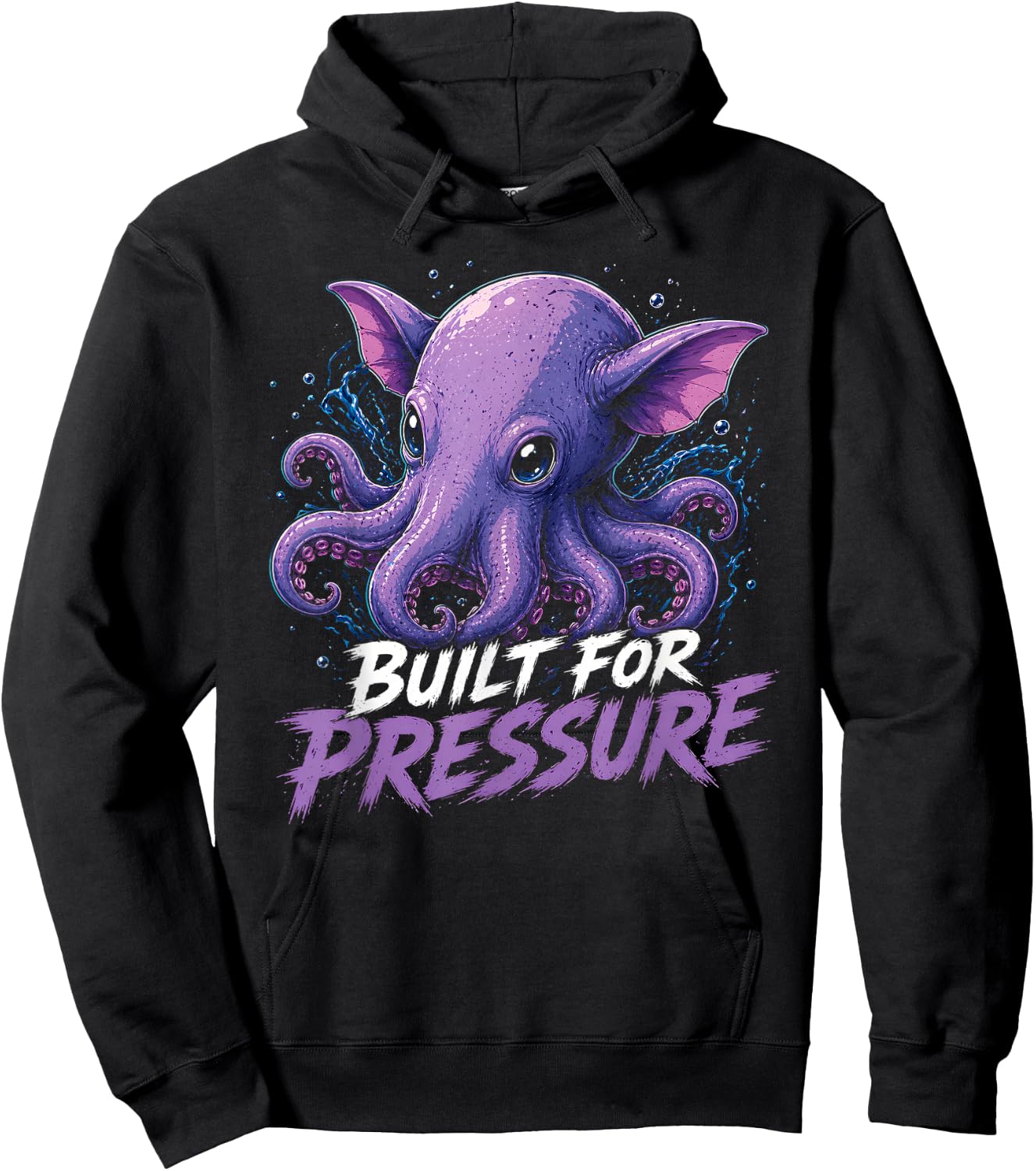 Built for Pressure Dumbo Octopus Deep Sea Graphic Hoodie - Hoodie | Black
