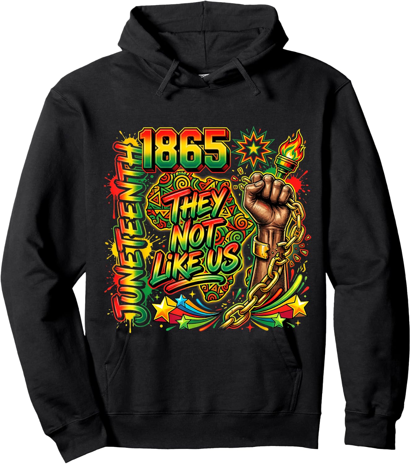 Freedom Day 1865 Black Excellence History Melanin Pride Hoodie - Hoodie | Black