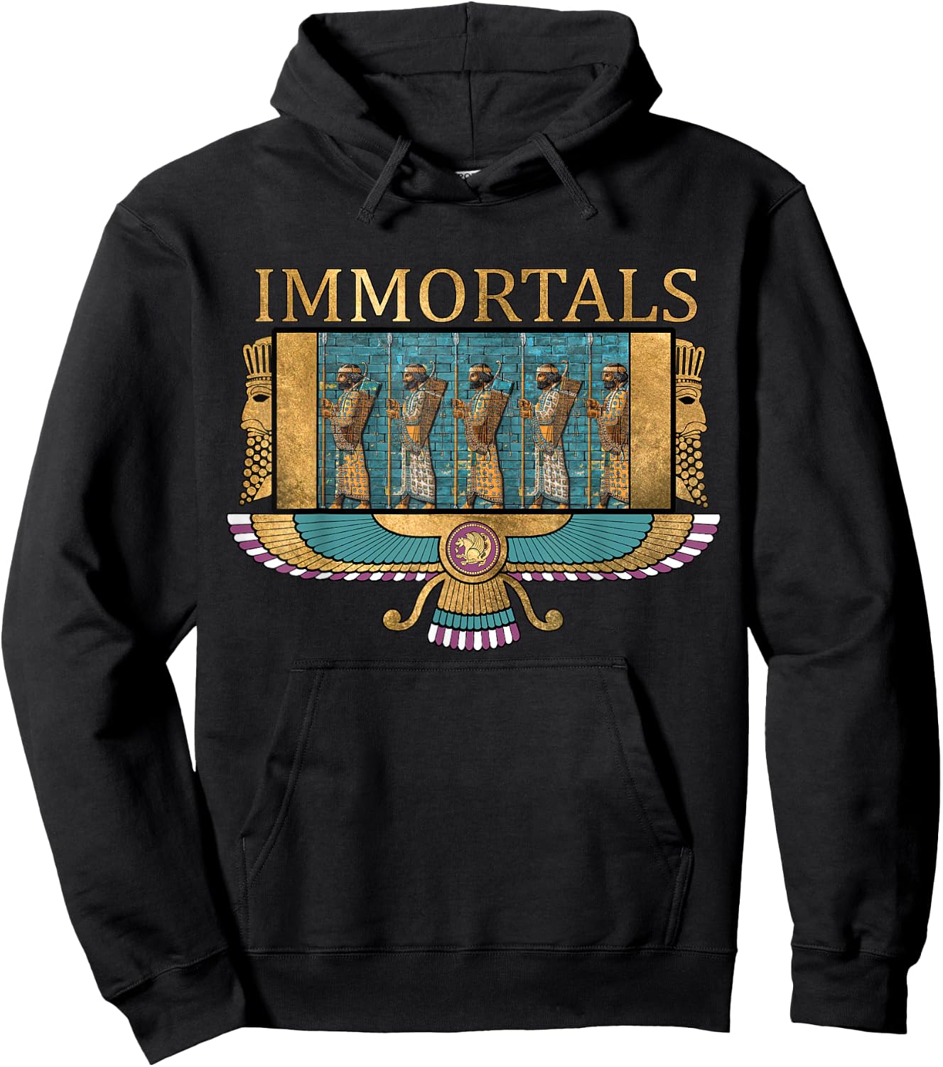 Persian Old Civilizations Symbol of Persian , black, s Hoodie - Hoodie | Black