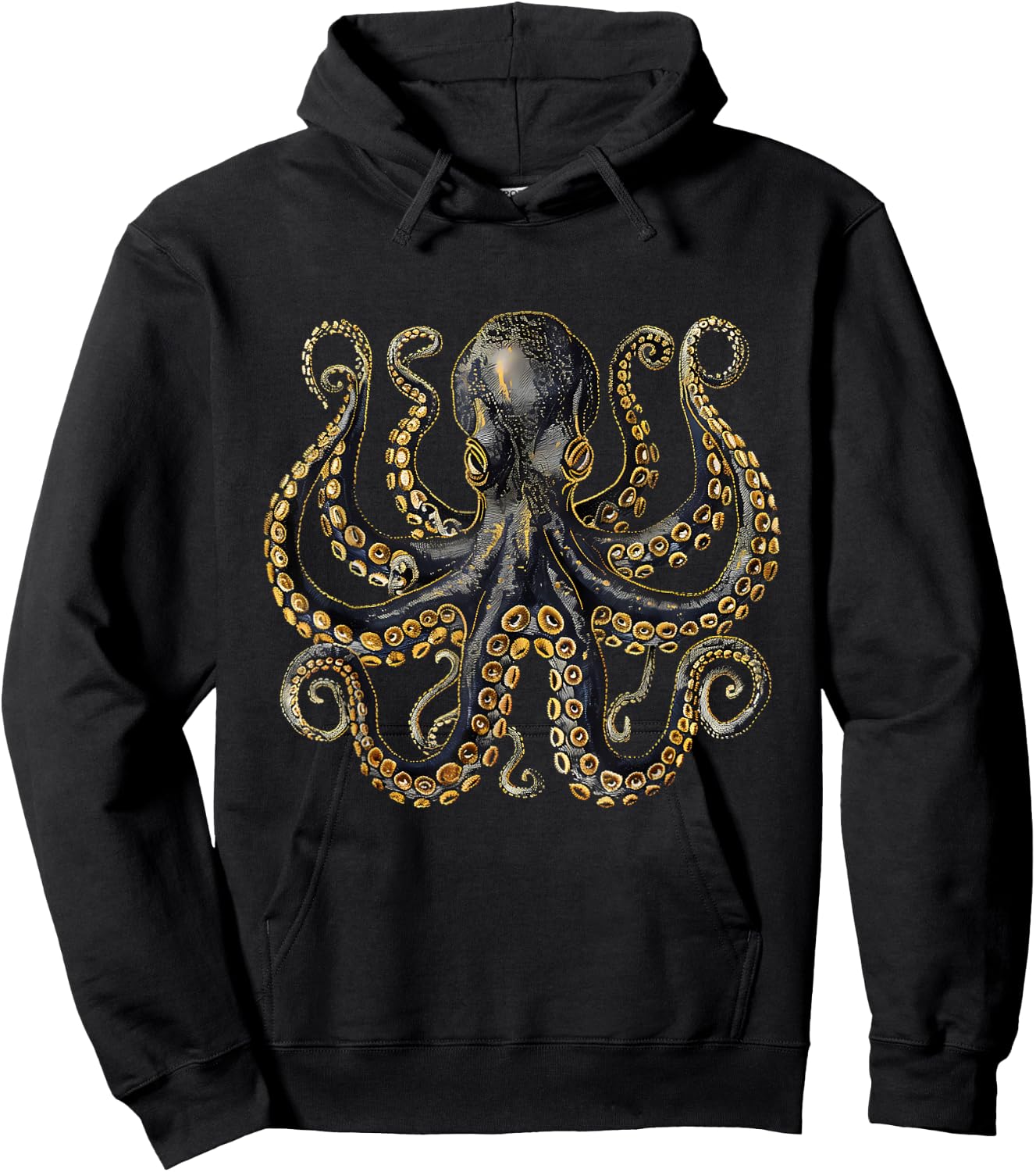 Kraken Cthulhu Motif Sea Creature Sea Ocean Octopus Artwork Hoodie - Hoodie | Black
