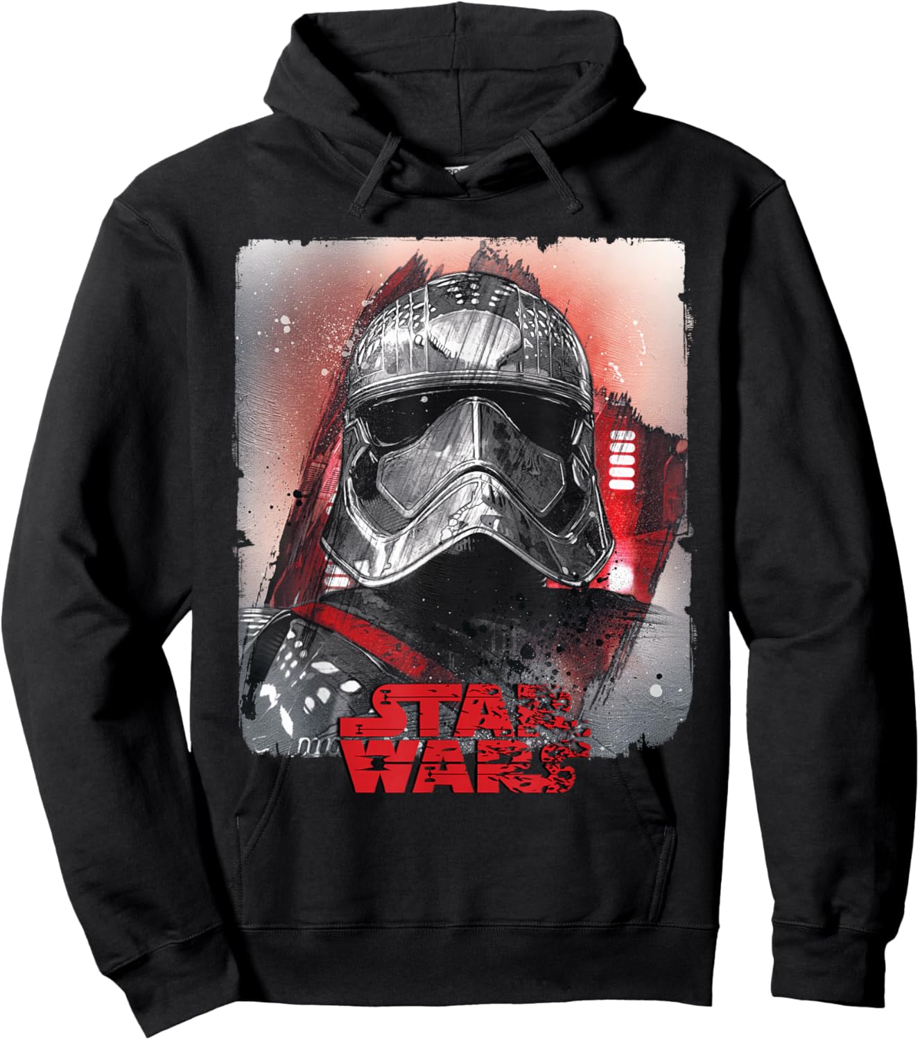 Star Wars Last Jedi Captain Phasma Distress Graphic Hoodie - Hoodie | Black