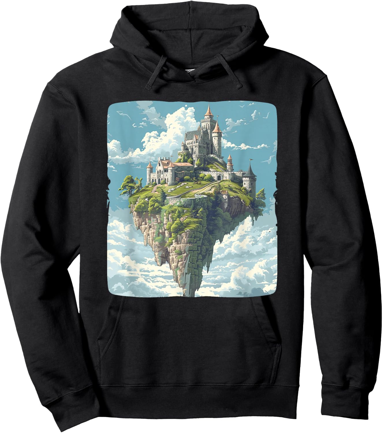 Awesome Castle in the Sky Costume for Boys and Girls Hoodie - Hoodie | Black