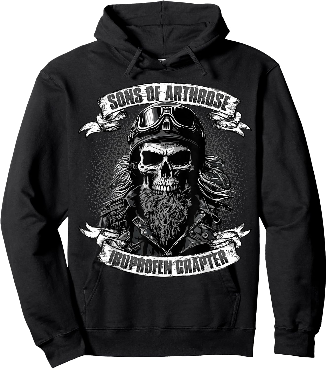 Sons of Arthrose - Ibuprofen Chapter Biker Motorradfahrer Hoodie - Hoodie | Black