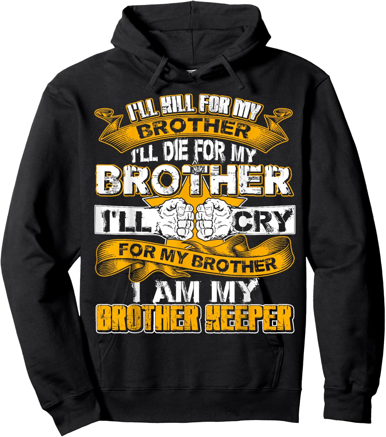 I'll kill for my brother I Am My Brothers Keeper Hoodie - Hoodie | Black