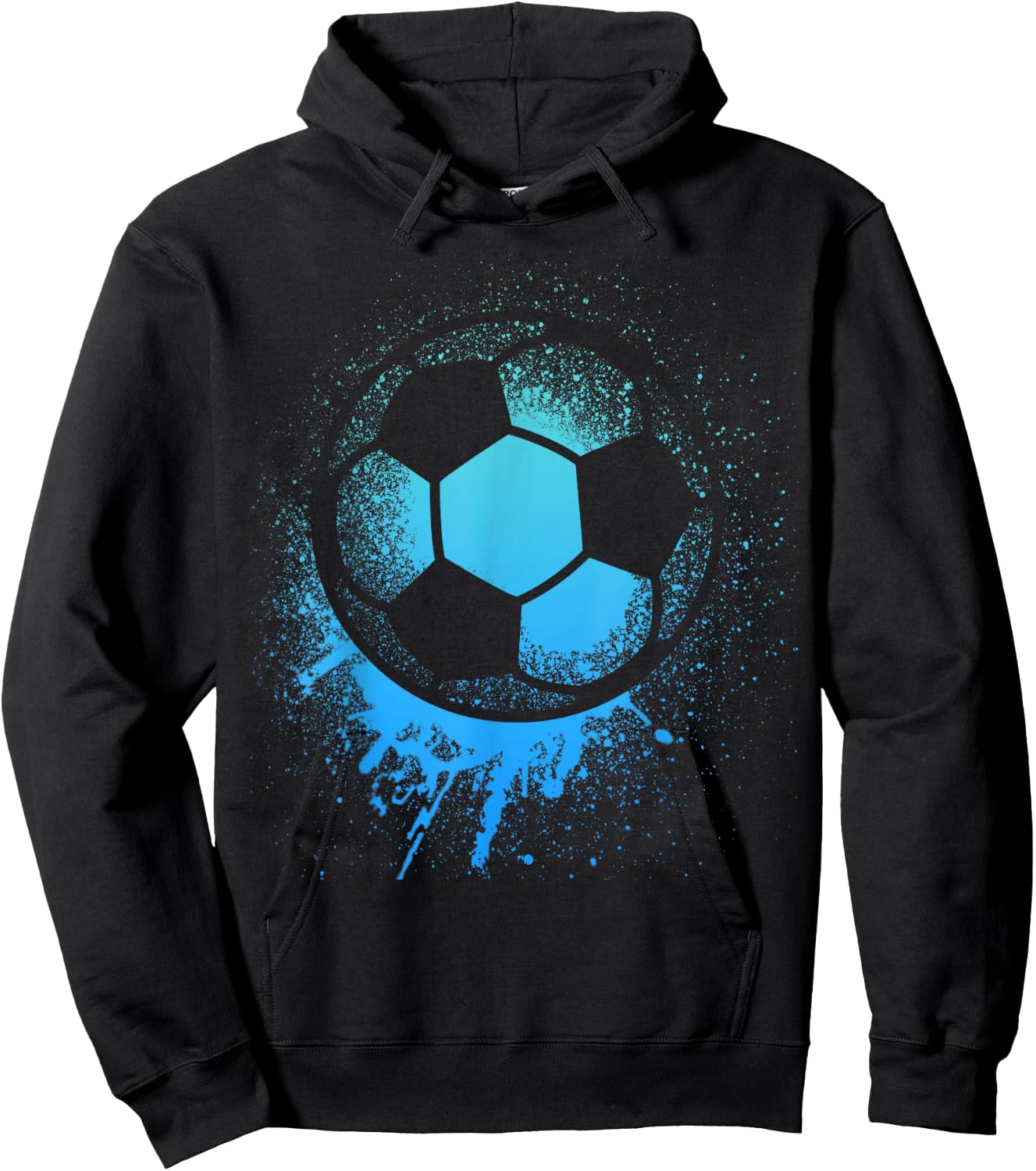 Soccer Player Sports Boys Men Soccer ball for kid Hoodie - Hoodie | Black