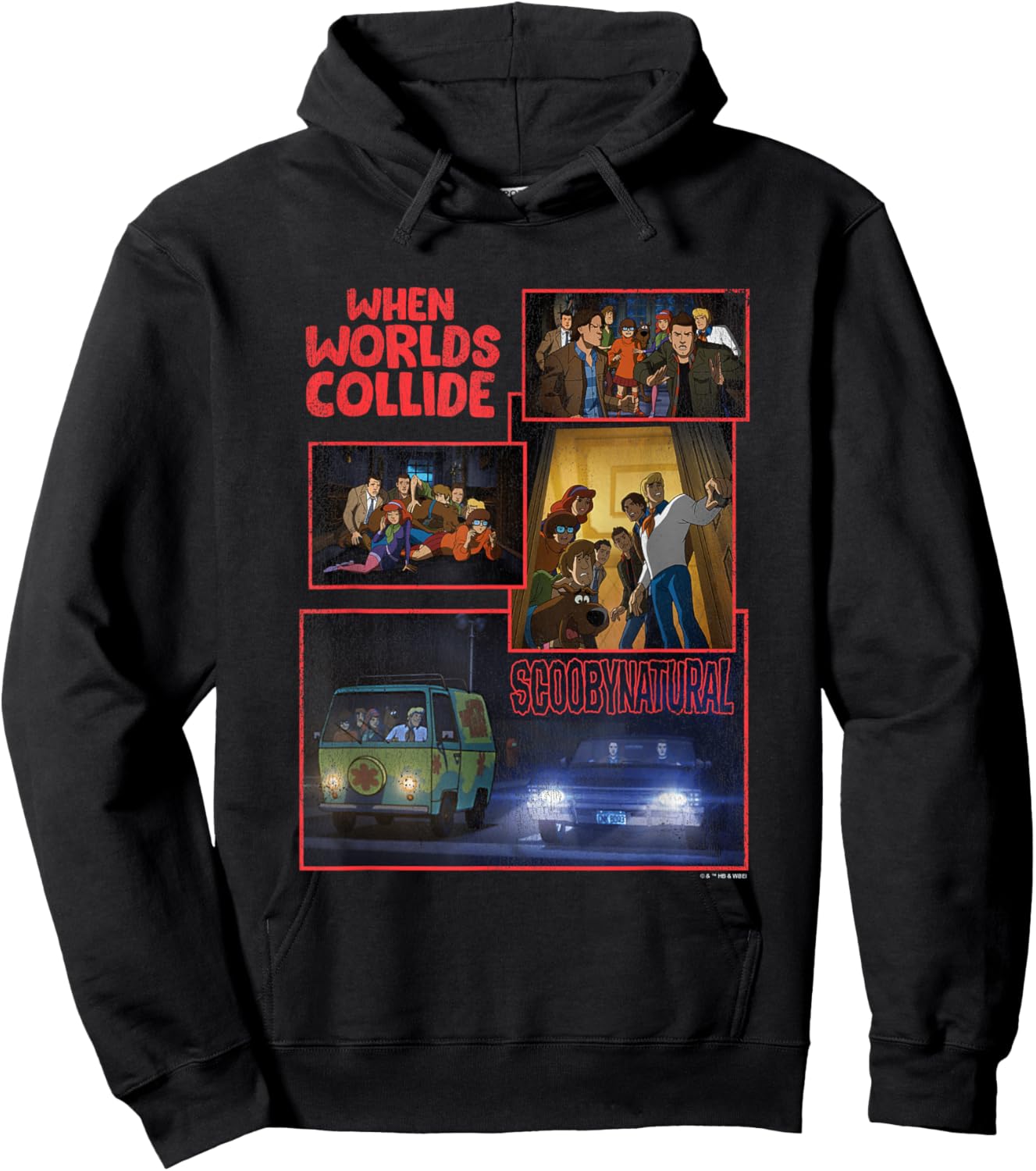 Scooby-Doo Scoobynatural When Worlds Collide Hoodie - Hoodie | Black