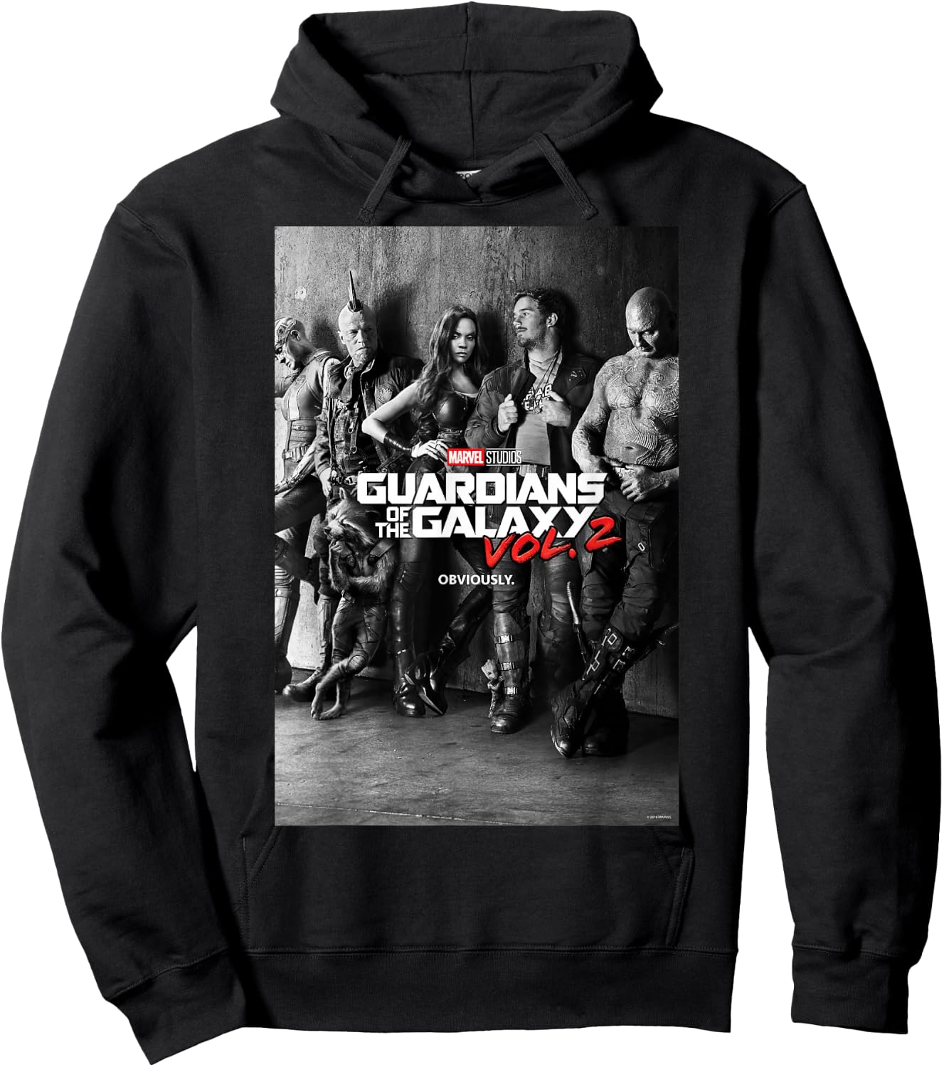 Marvel Guardians of The Galaxy Vol. 2 Group Shot Poster Hoodie - Hoodie | Black