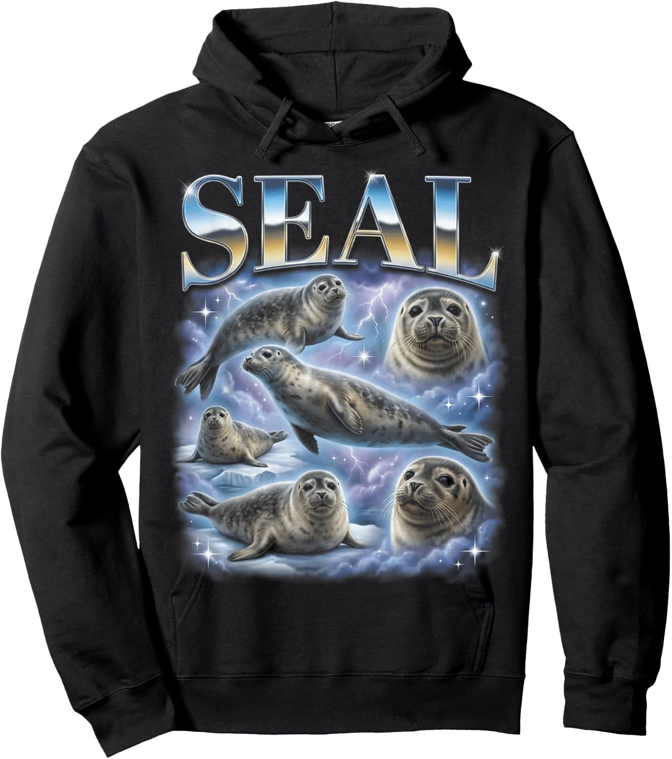 Seal Hoodie - Hoodie | Black
