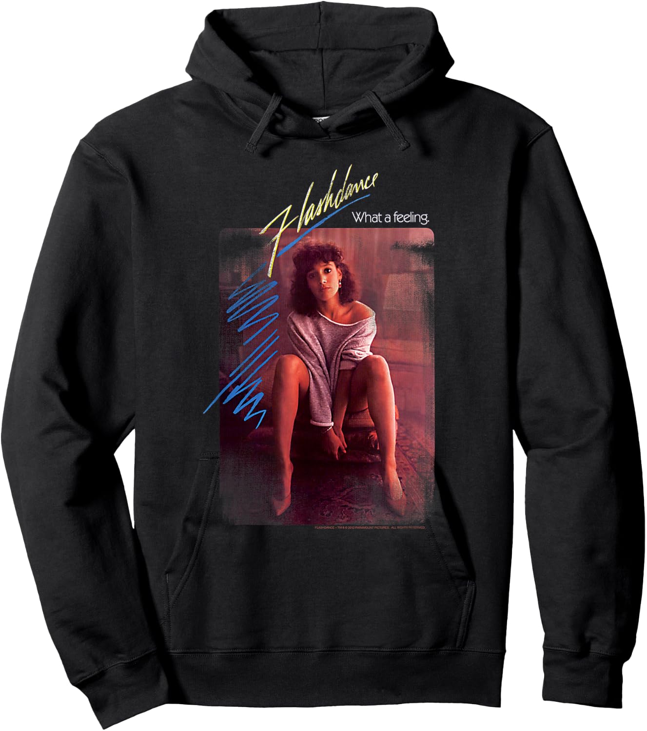 Flashdance Title Hoodie - Hoodie | Black