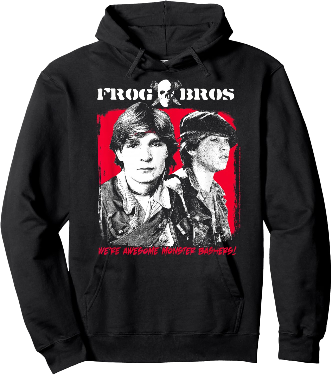 The Lost Boys Frog Brothers Monster Bashers Small Hoodie - Hoodie | Black