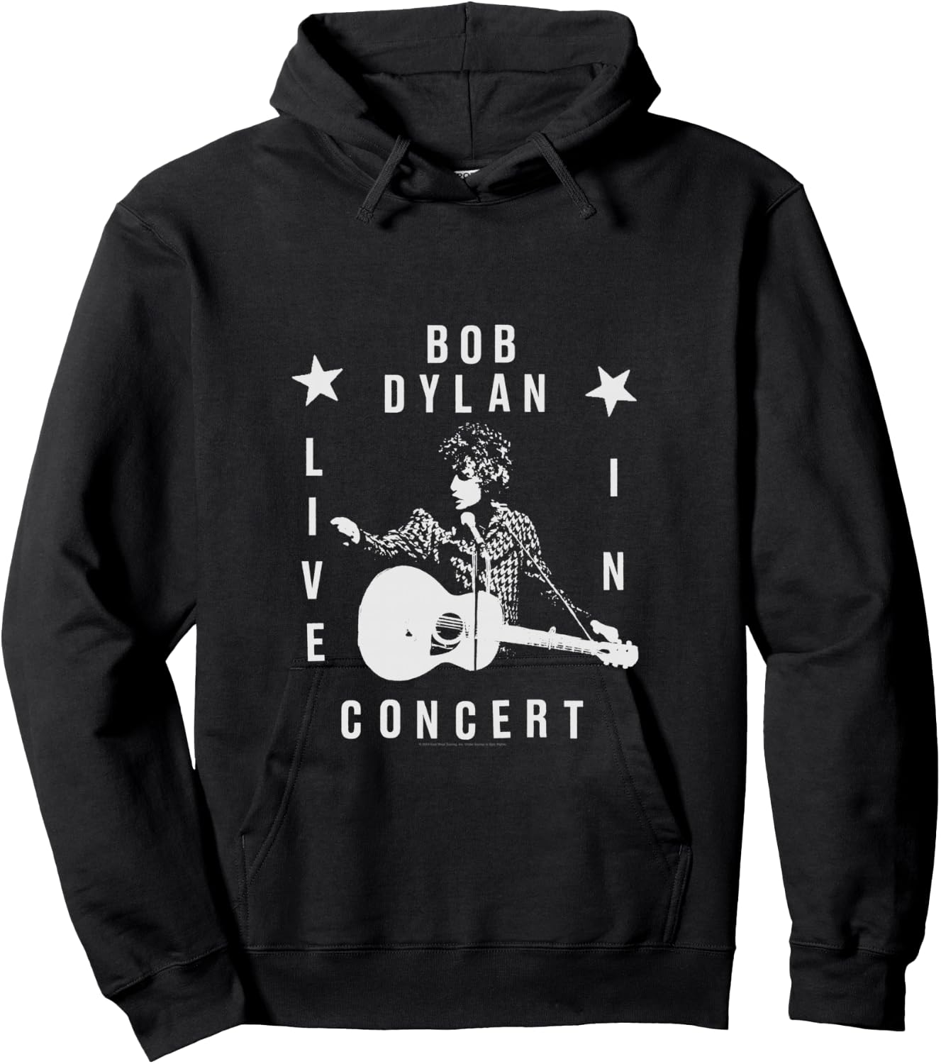 Bob Dylan Live In Concert , Black, S Hoodie - Hoodie | Black