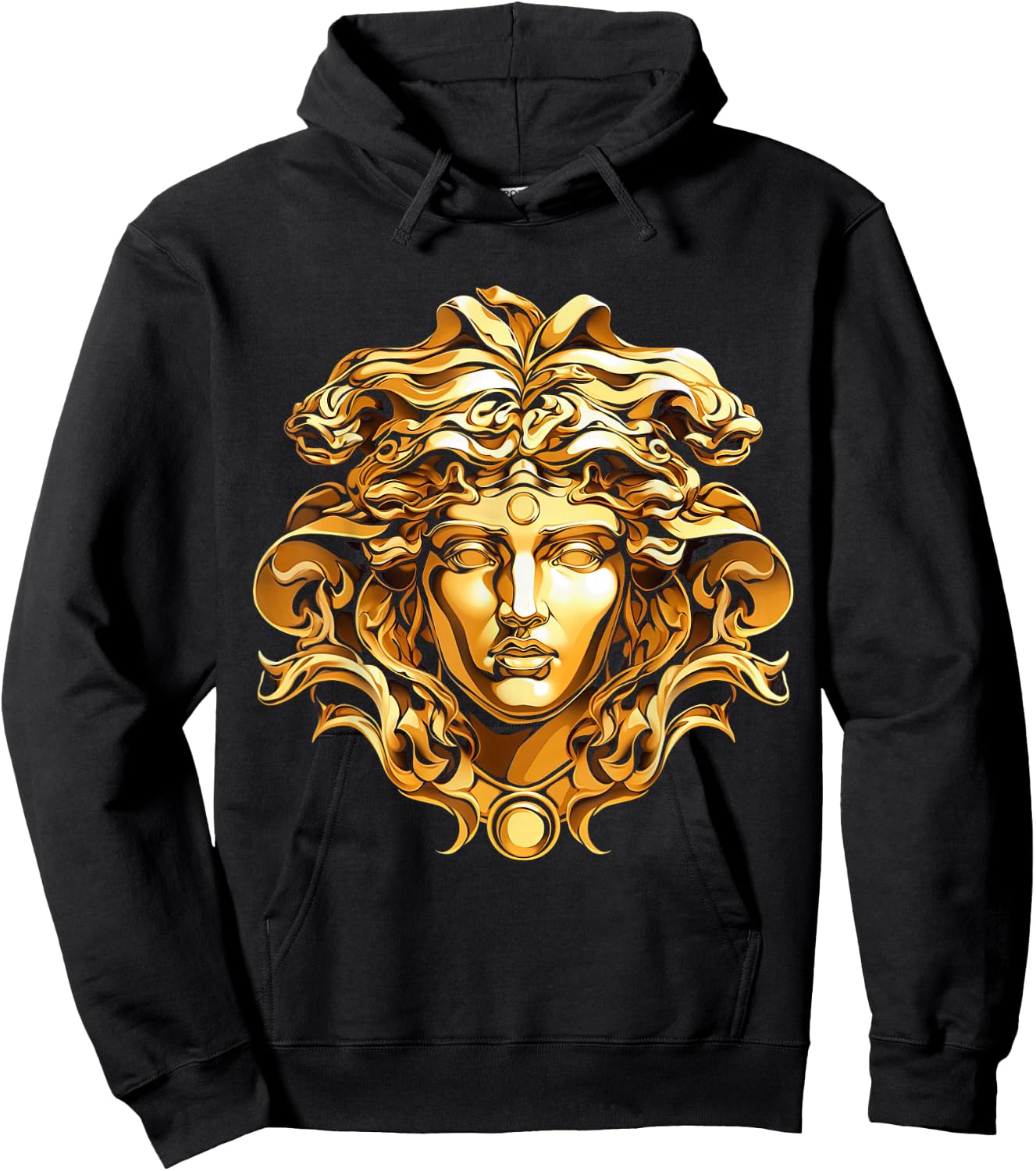 medusahead Greek Mythology Ancient Snake Hair Hoodie - Hoodie | Black