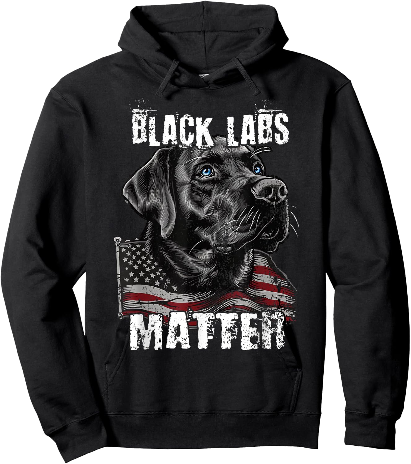 Black Labs Matter Labrador Retriever Parody Lab Hoodie - Hoodie | Black