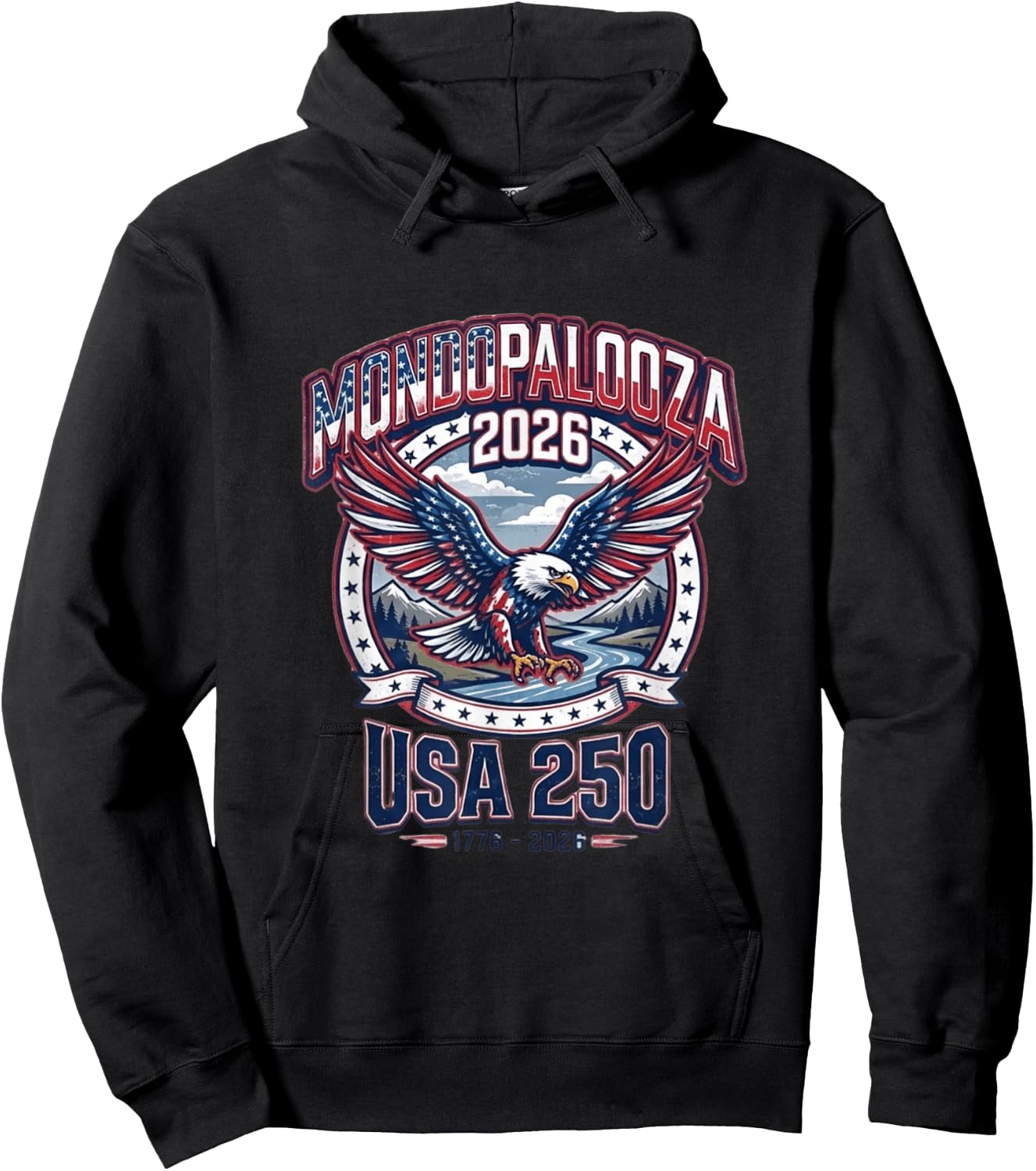 Mondopalooza 2026 USA 250 Years Celebration - America Hoodie - Hoodie | Black