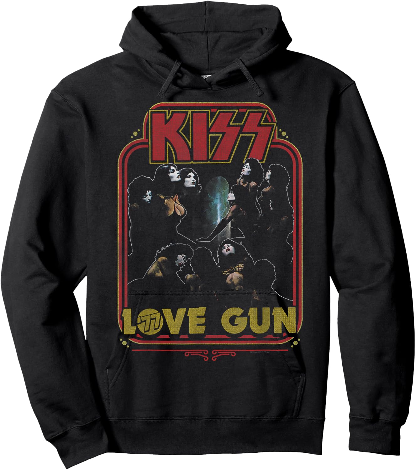KISS - Love Gun Harem Hoodie - Hoodie | Black