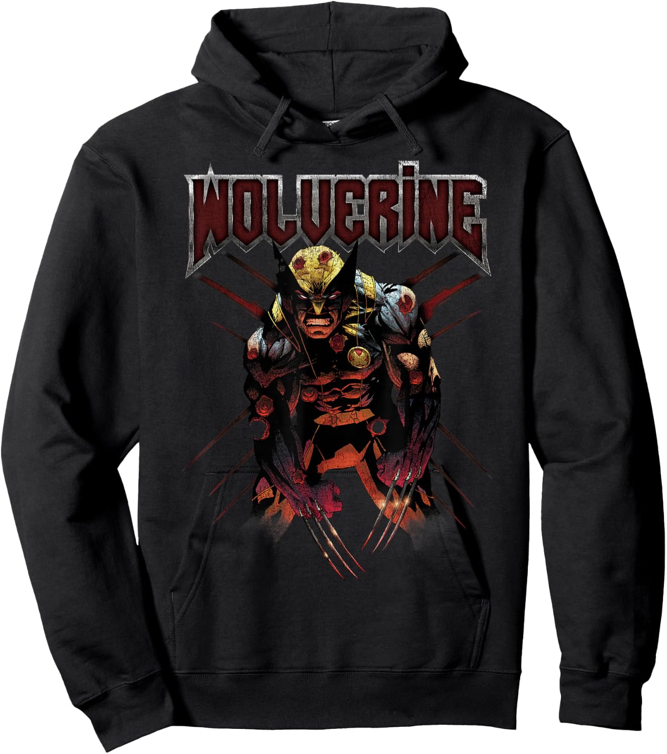 Marvel X-Men Wolverine Epic Regenerative Rock Hoodie - Hoodie | Black