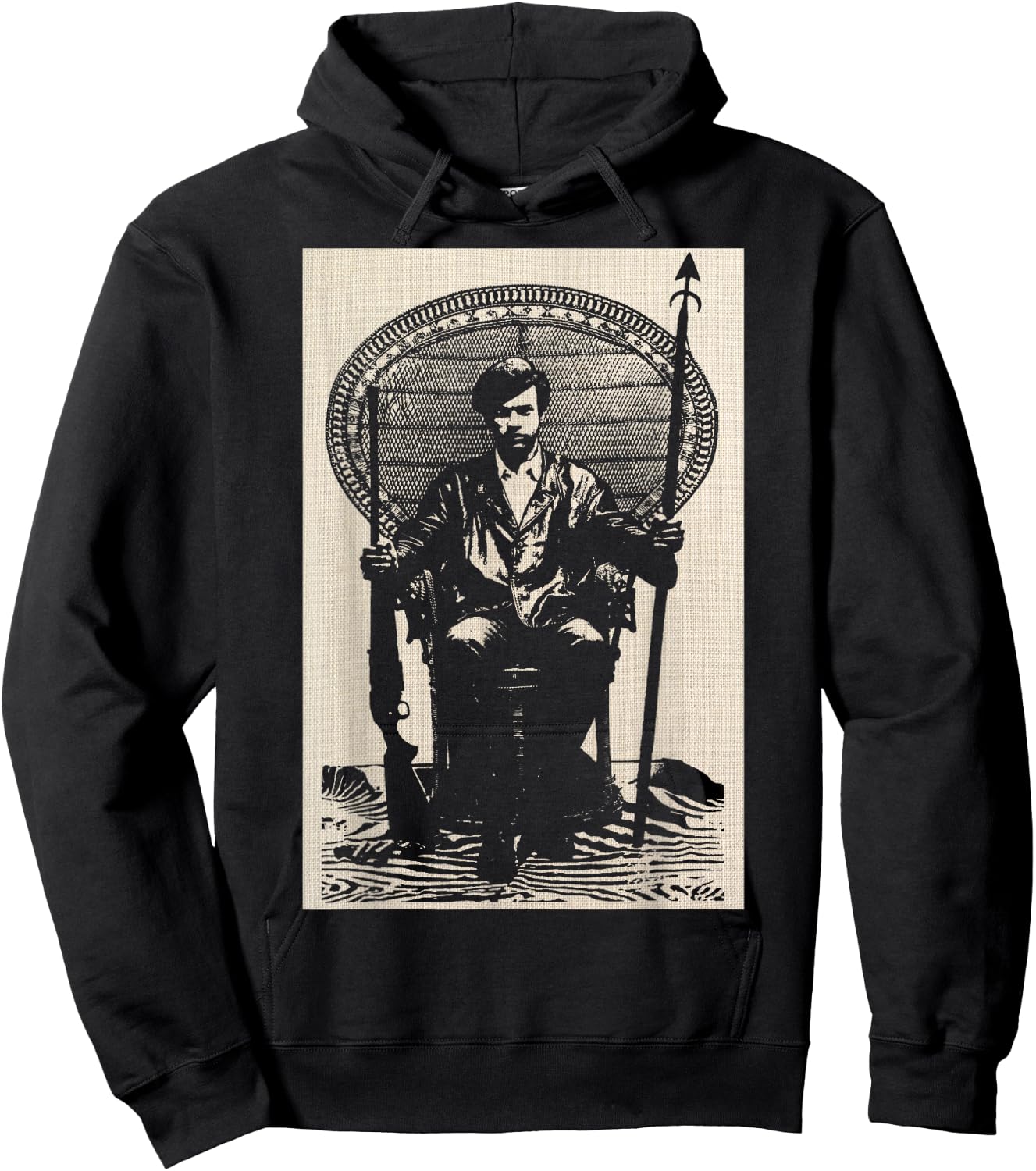 BPP Vintage Black History Self Defense Black Panthers Party Hoodie - Hoodie | Black