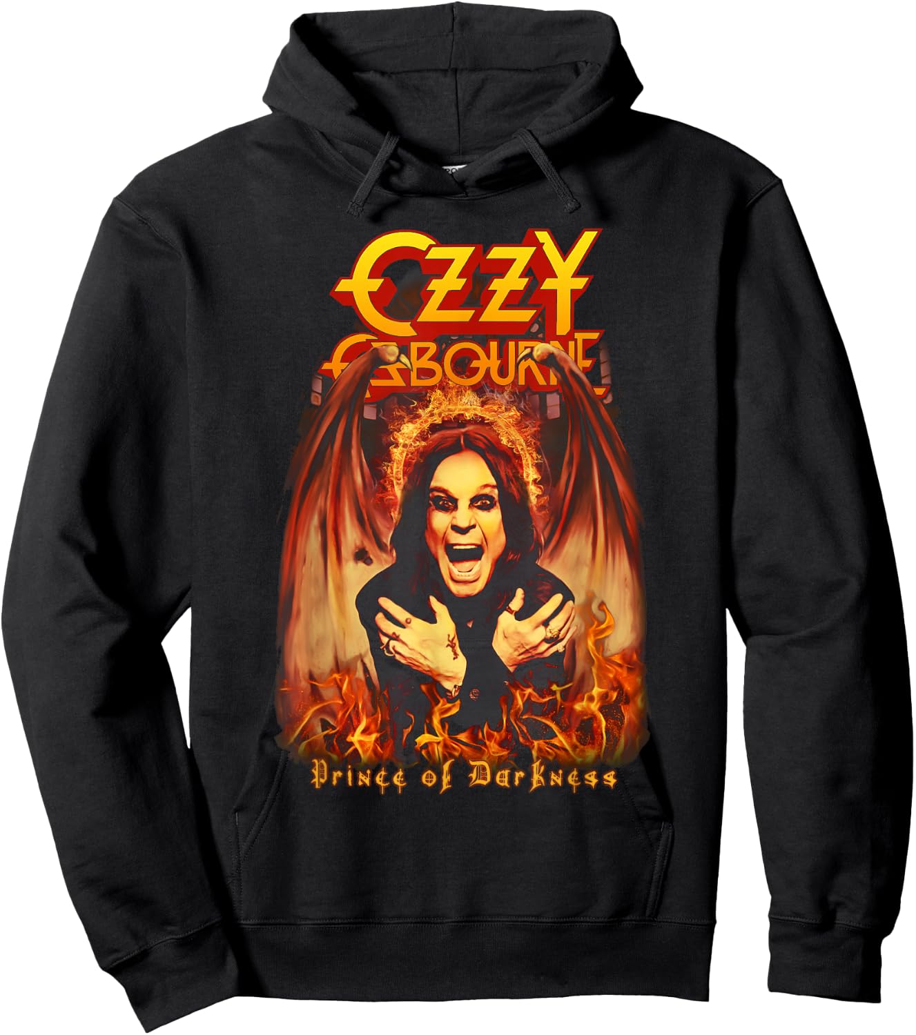 Ozzy Osbourne Demon Wings Hoodie - Hoodie | Black