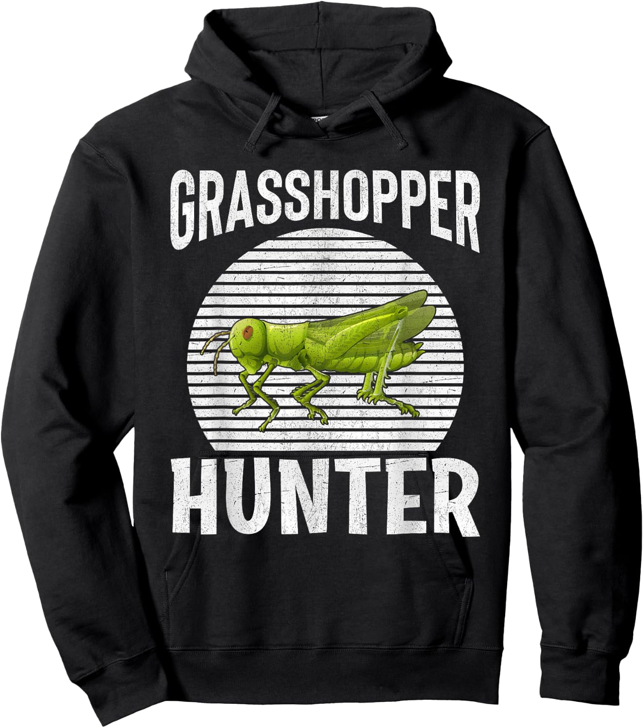 Grasshopper Hunter I Grasshopper Hoodie - Hoodie | Black