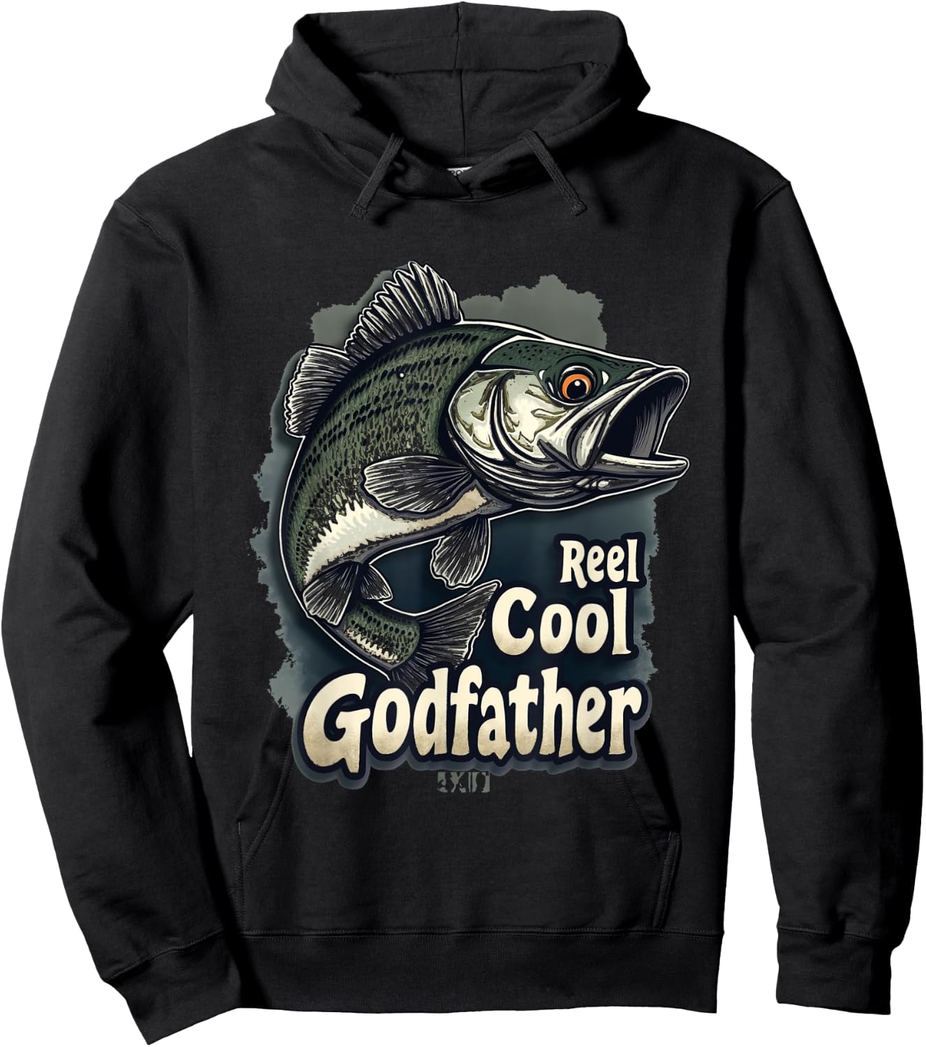 Reel Cool Godfather Fishing Godfather Hoodie - Hoodie | Black