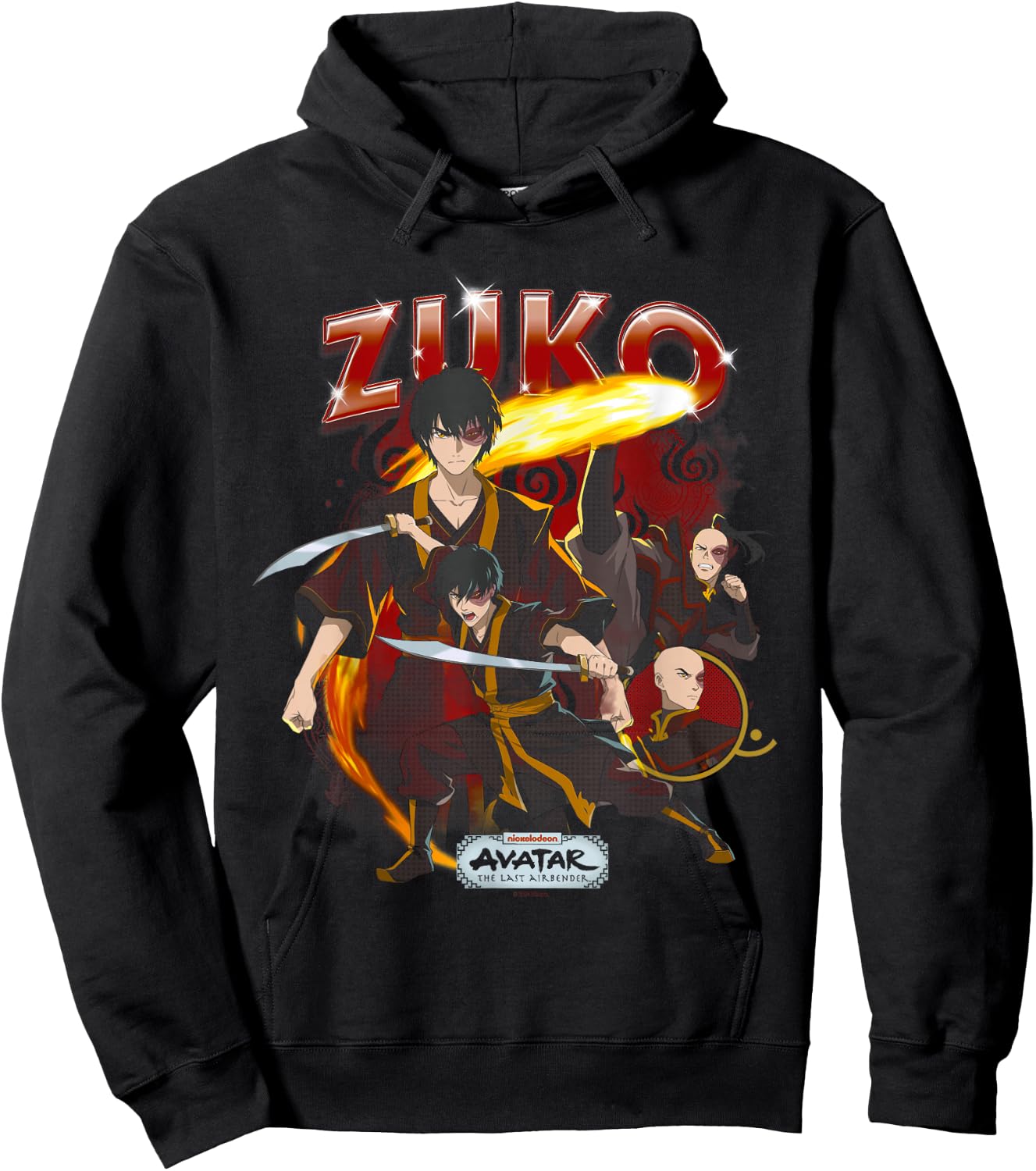 Avatar: Der letzte Airbender Zuko Heartthrob Hoodie - Hoodie | Black