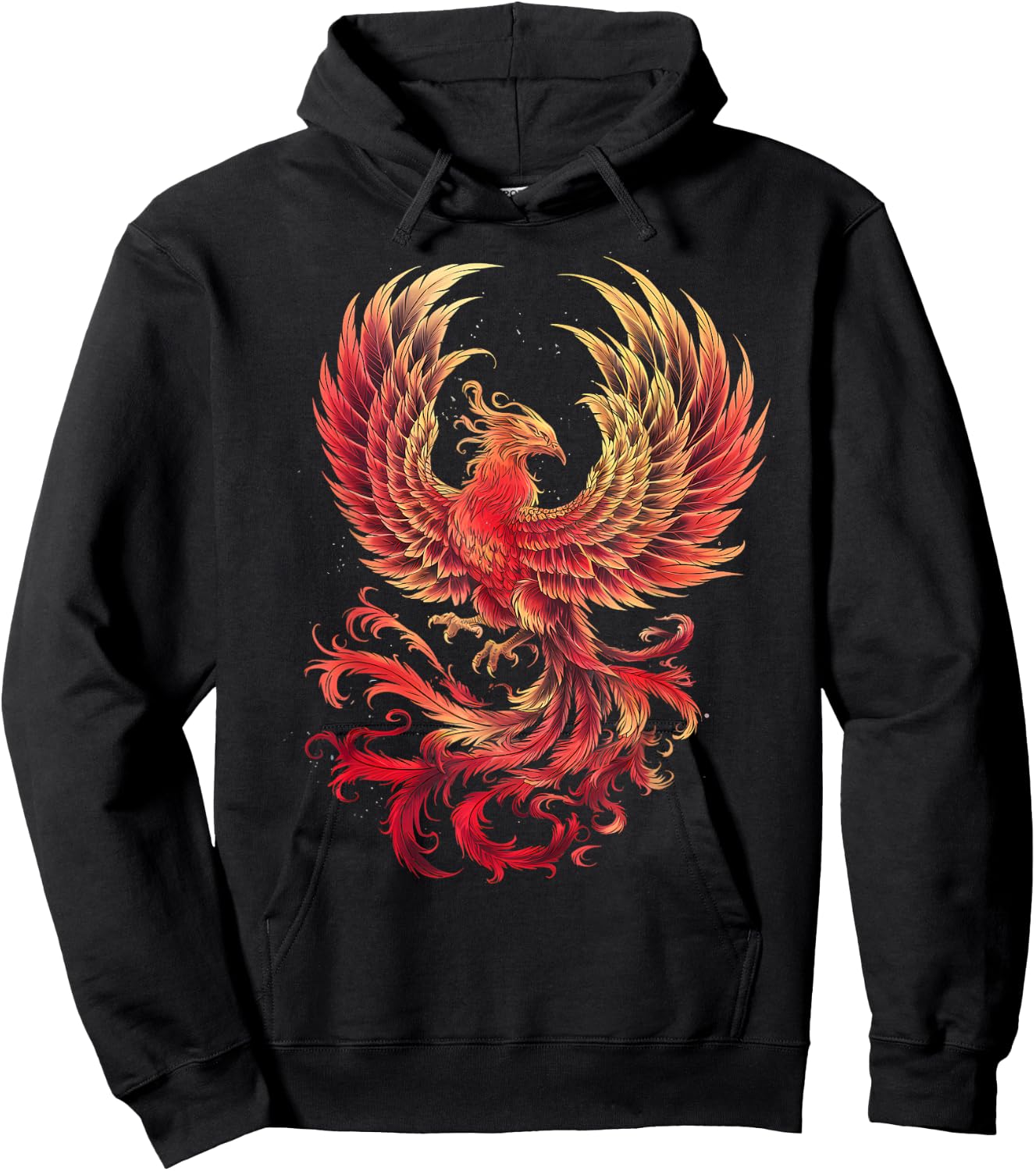 Phoenix Full Moon Rejuvenating Bird Phoenix , black Hoodie - Hoodie | Black
