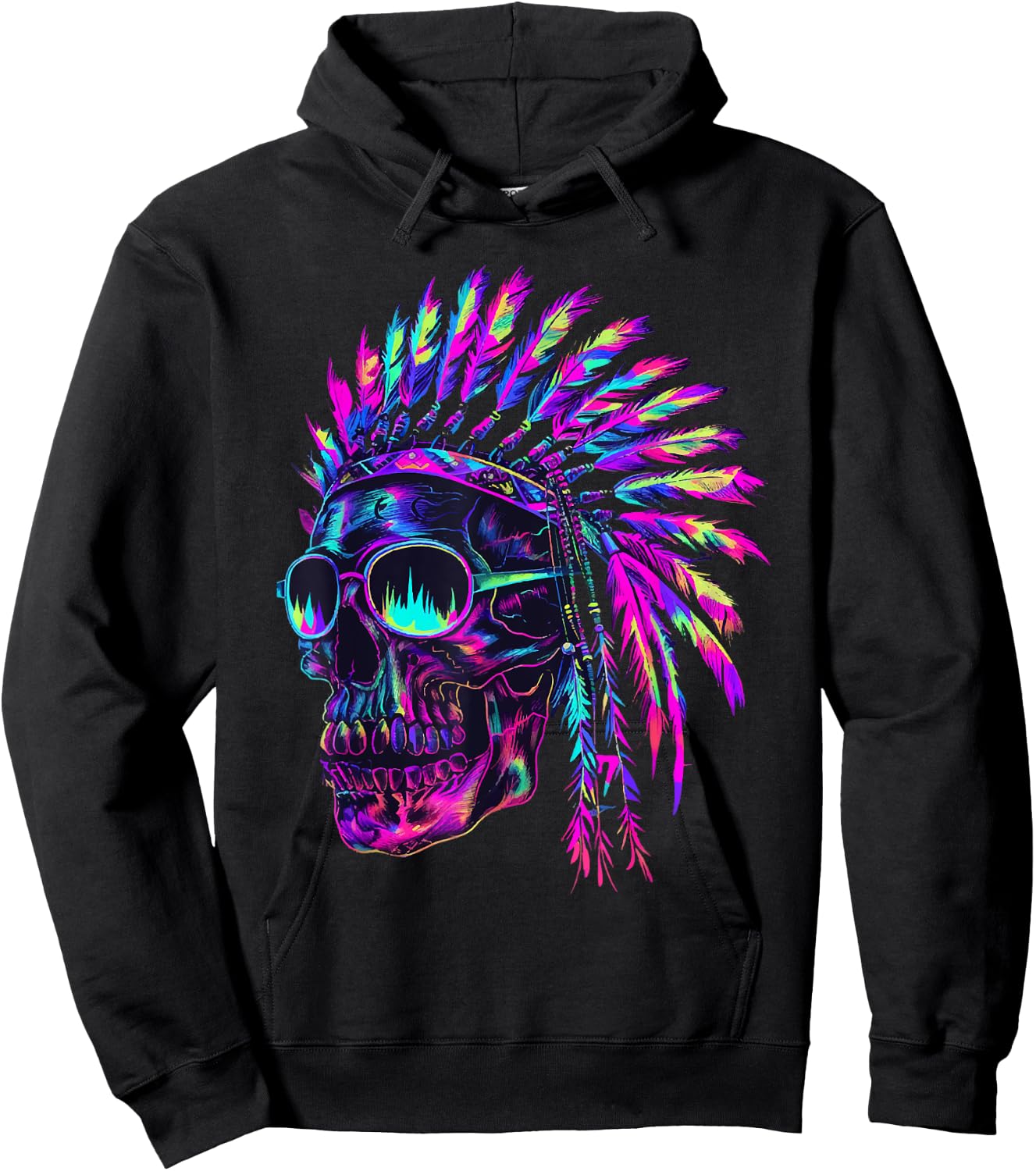 Indian Head Jewellery - Indian Gift , Black, S Hoodie - Hoodie | Black